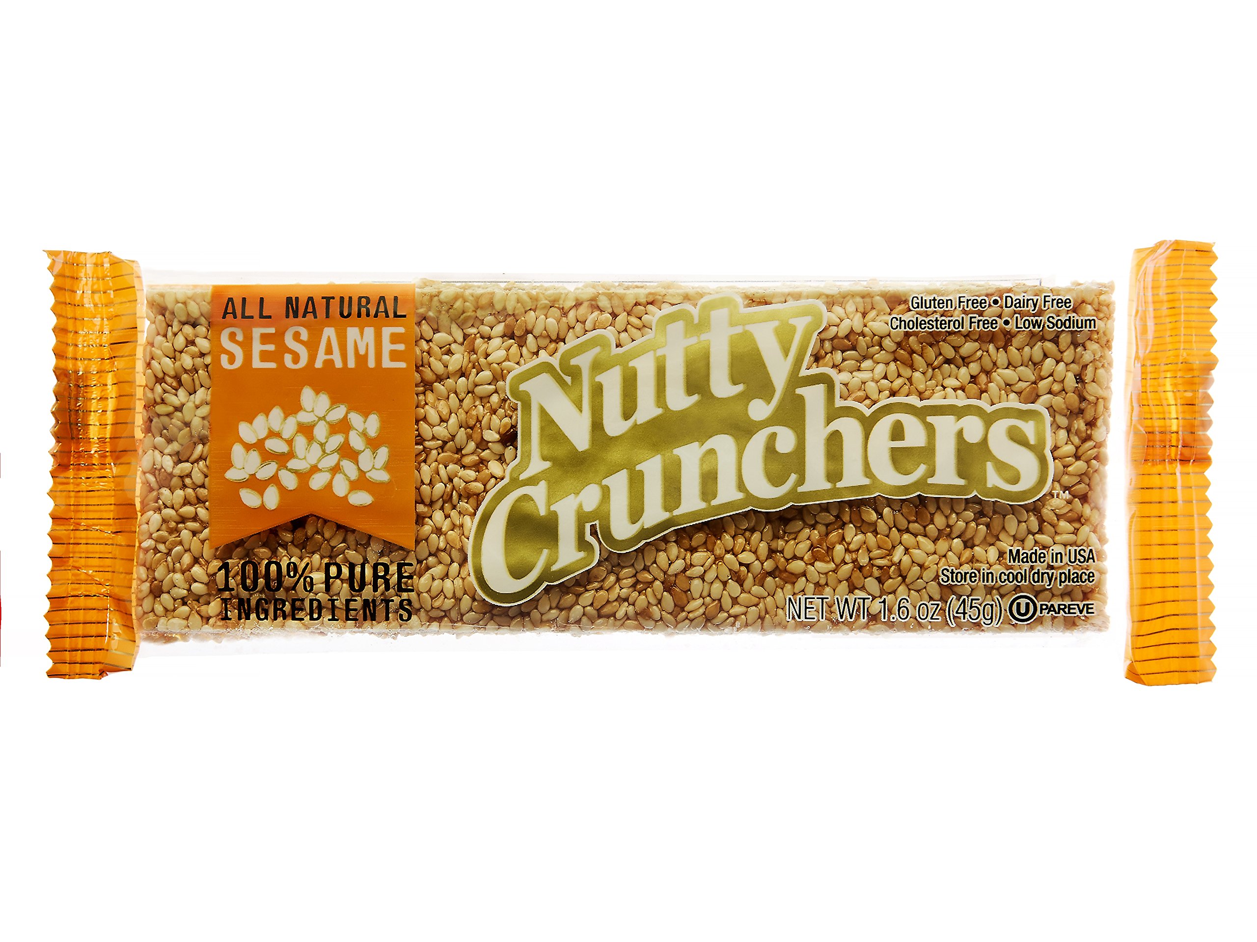 Nutty Crunchers Bars (Sesame, 12 Bars/box)
