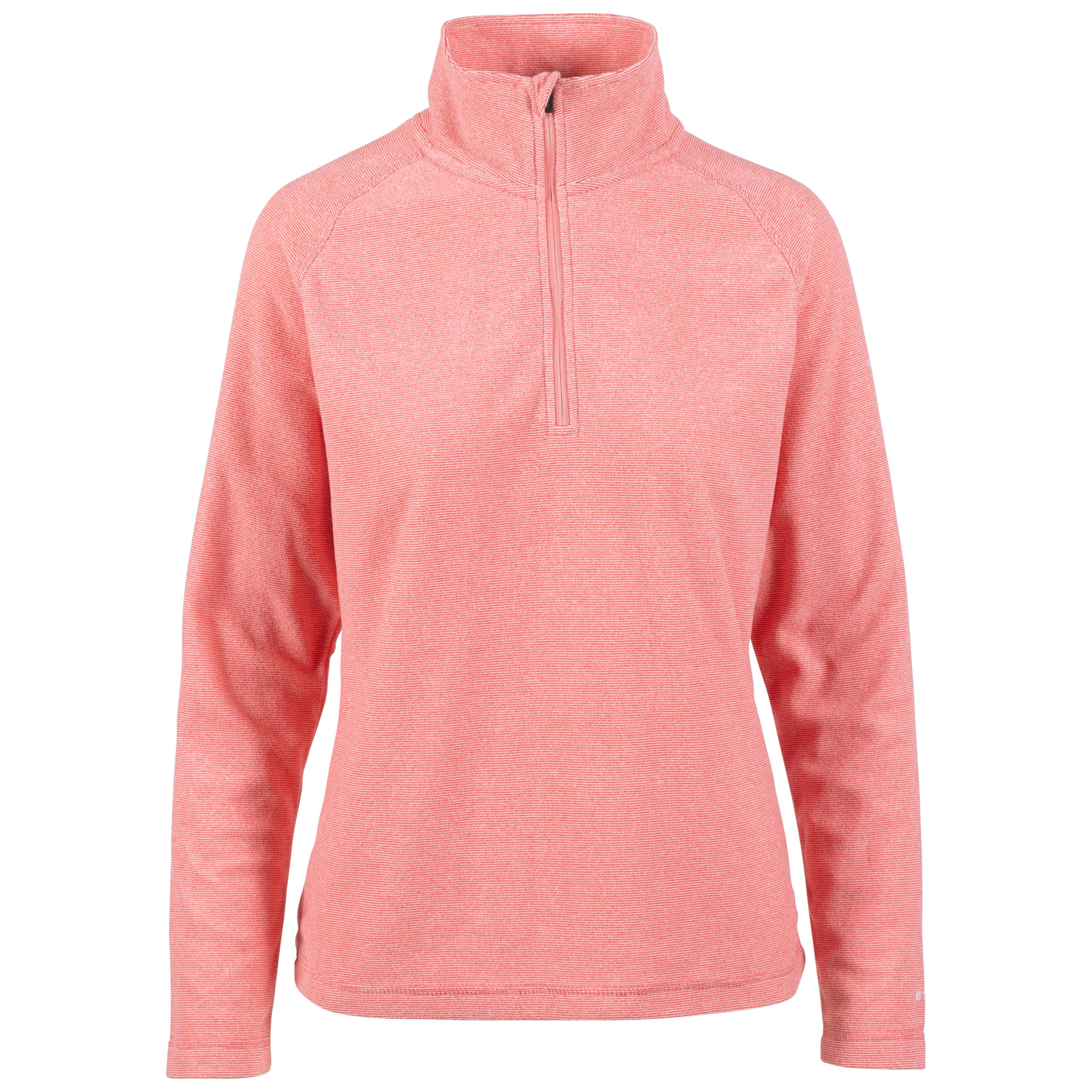 Trespass Womens Brushed Back Fleece Top Meadows - 1/2 Neck Zip Jumper