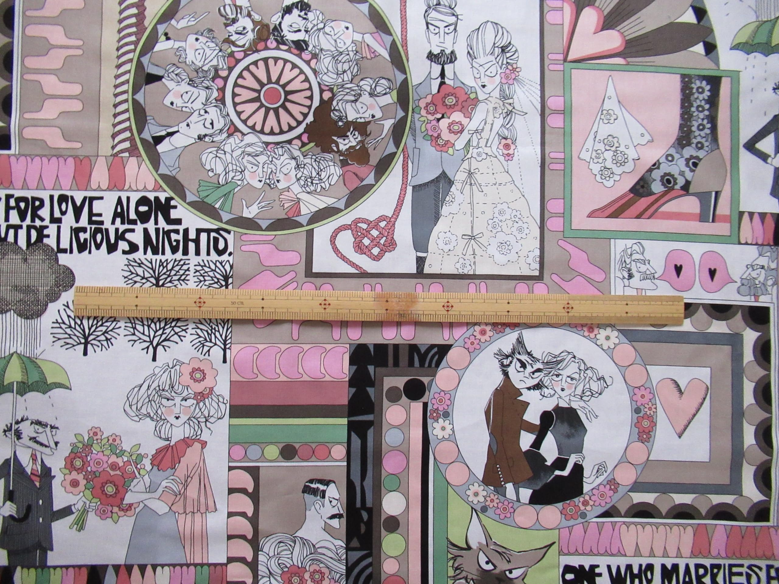 専用出品　ハンドメイド2個　アレキサンダーヘンリー Amazon | Alexander Henry De Leon 58-59cmx110cm