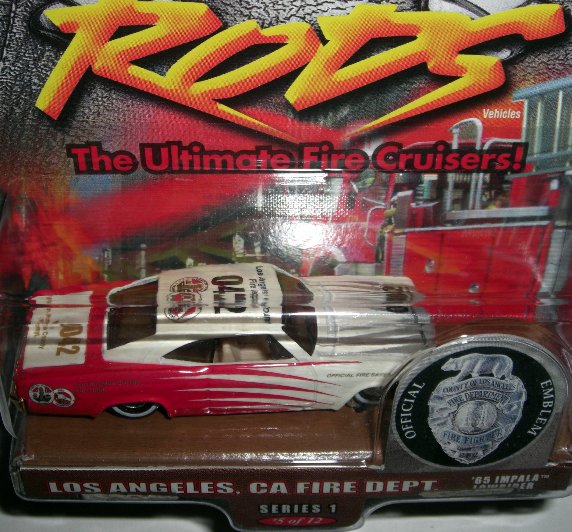 Hot Wheels '65 Impala Lowrider 2000 Fire Rods Series 1 Los Angeles