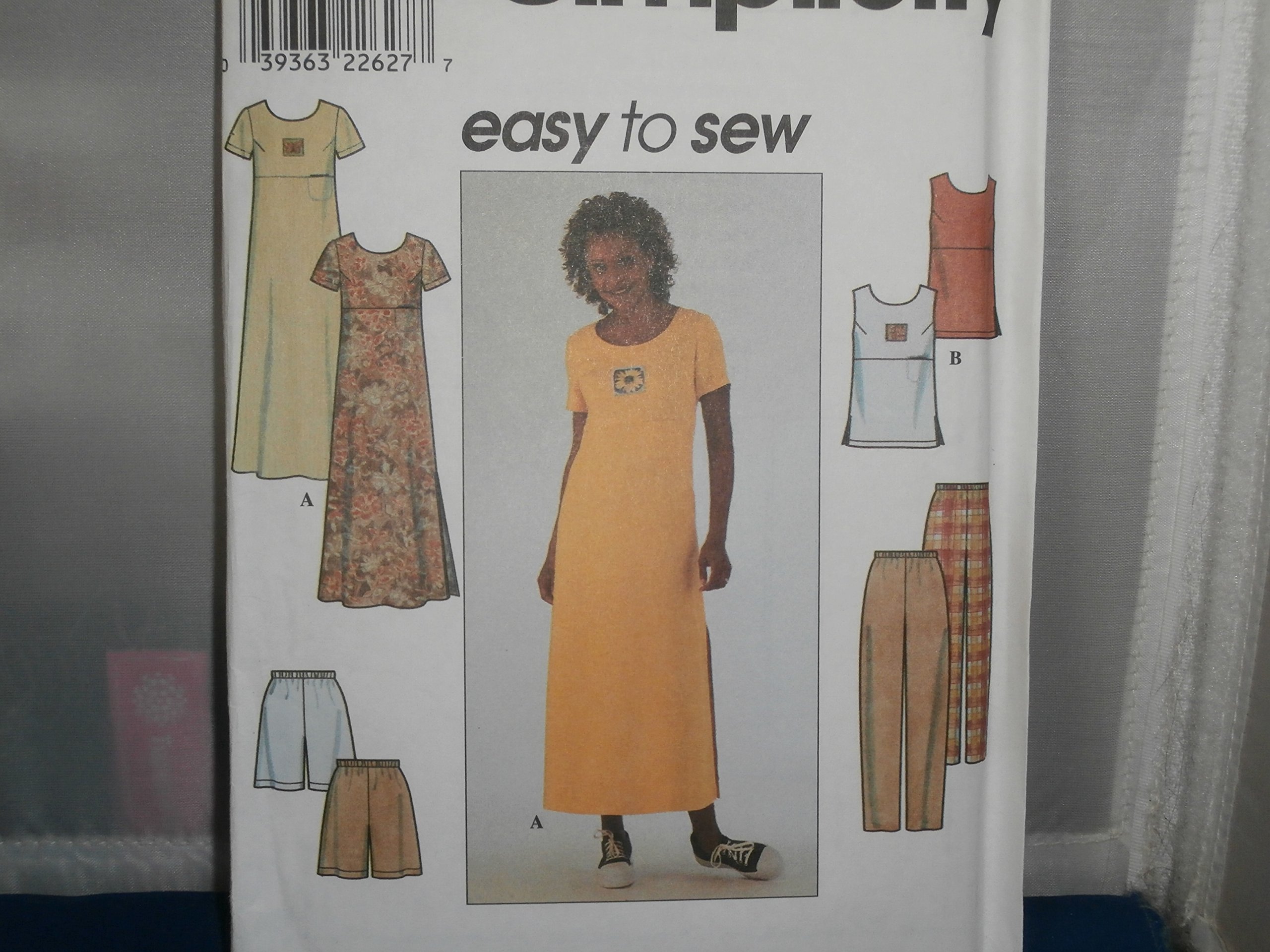 Patron de couture Simplicity 8566 pour femme robe vintage en tailles 12 à 16