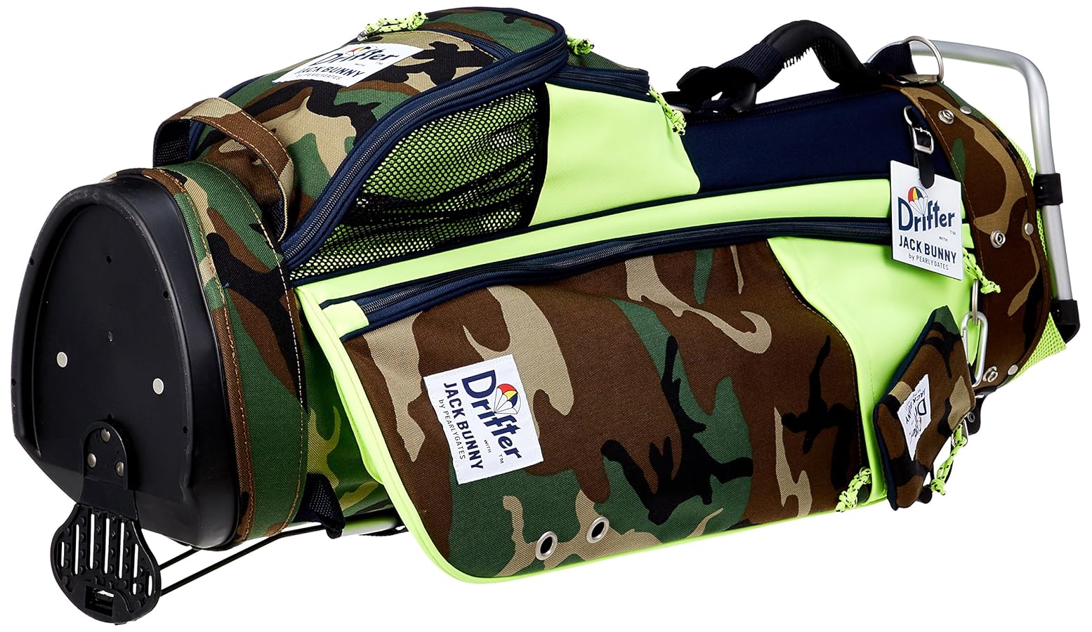 特価！新品 ジャックバニー by PEARLY GATES 262-7980100 スタンド式キャディバッグ 9型 グリーン◎ JACK BUNNY 黒 ロングパンツ レディース未使用週末価格 楽天