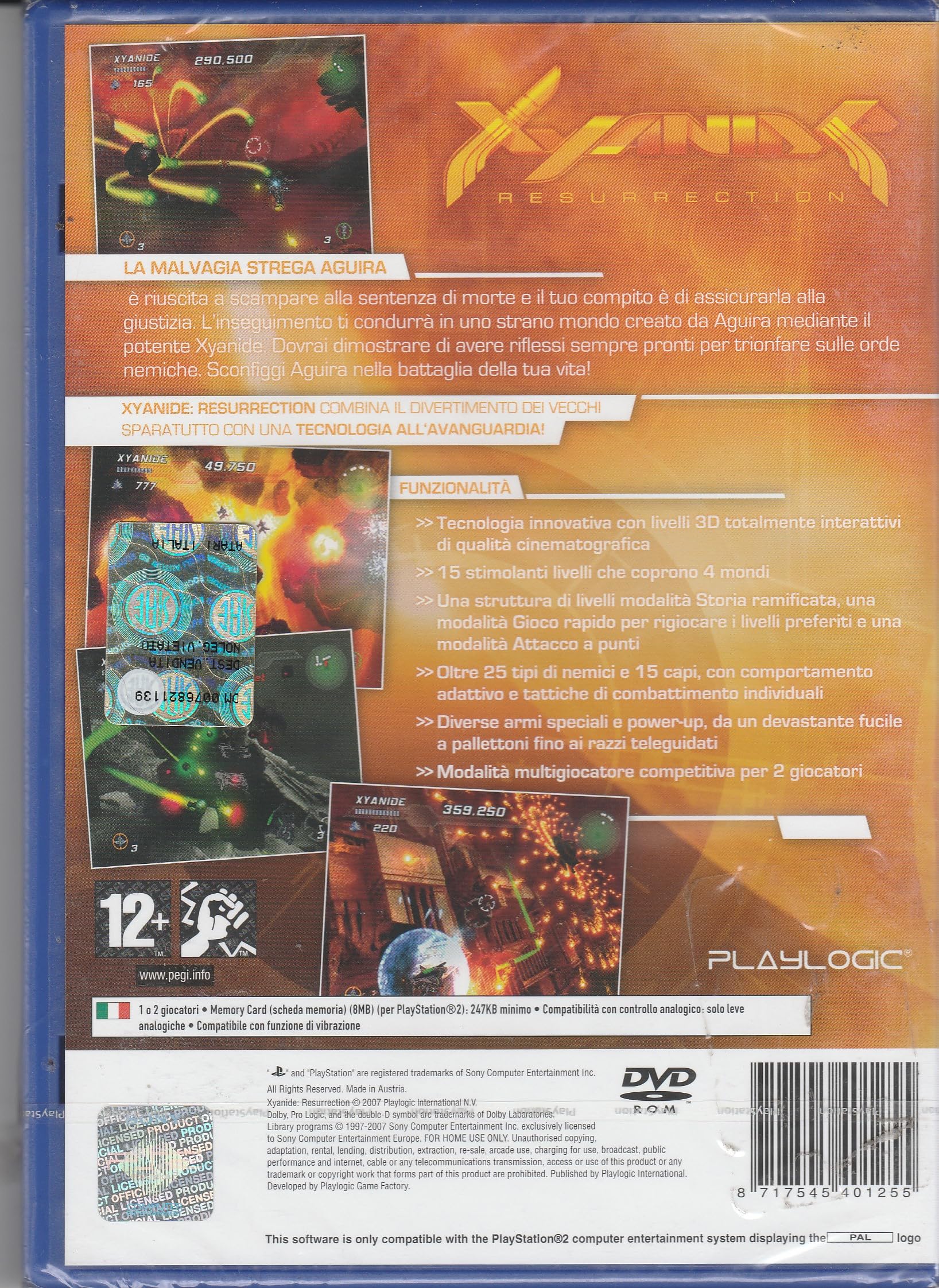 Xyanide - Resurrection (Europe) (En,Fr,De,Es,It) - PS2 Bios