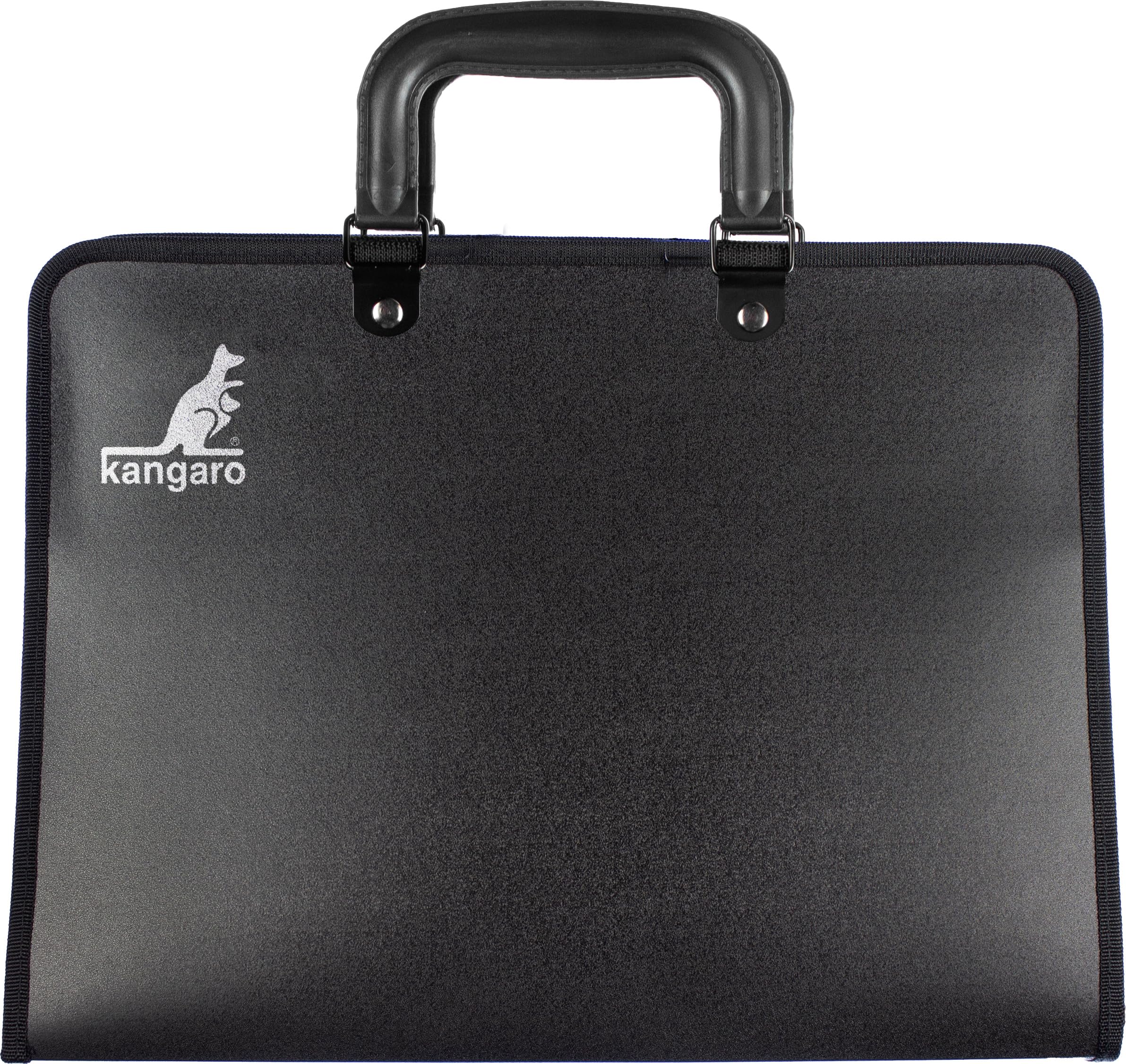 Kangaro A4 Portfolio Folder with Handle Black
