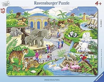 野生児ページ Amazon.co.jp: Besuch im Zoo. Rahmenpuzzle : おもちゃ