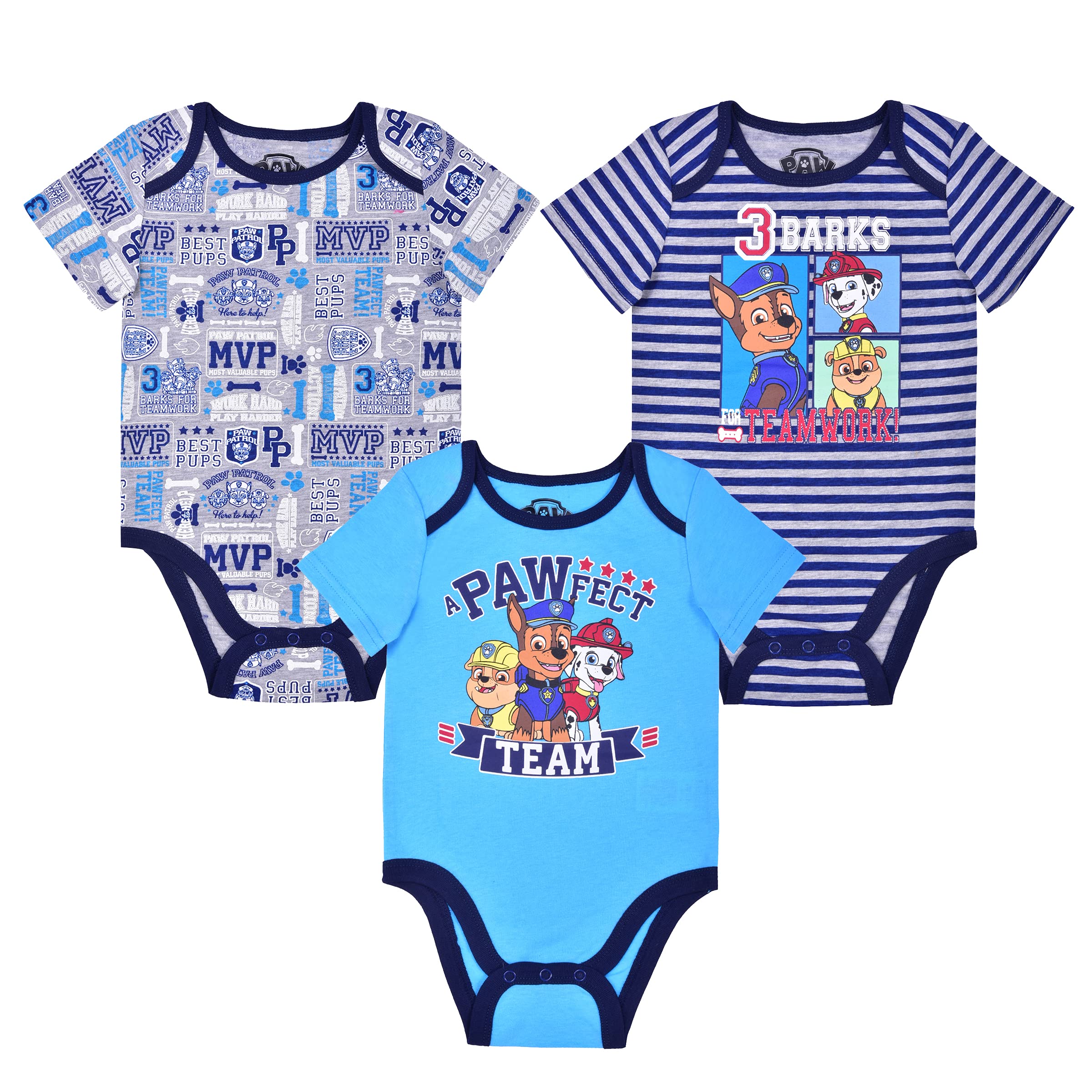 Nickelodeon Baby Boys' Paw Patrol Pack Bodysuit