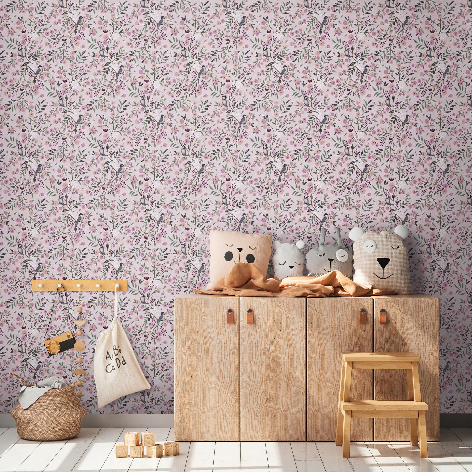 Rasch Papier Peint Intissé, Papier Peint Uni Sophia Rose Clair | Wall, image size:2000x2000
