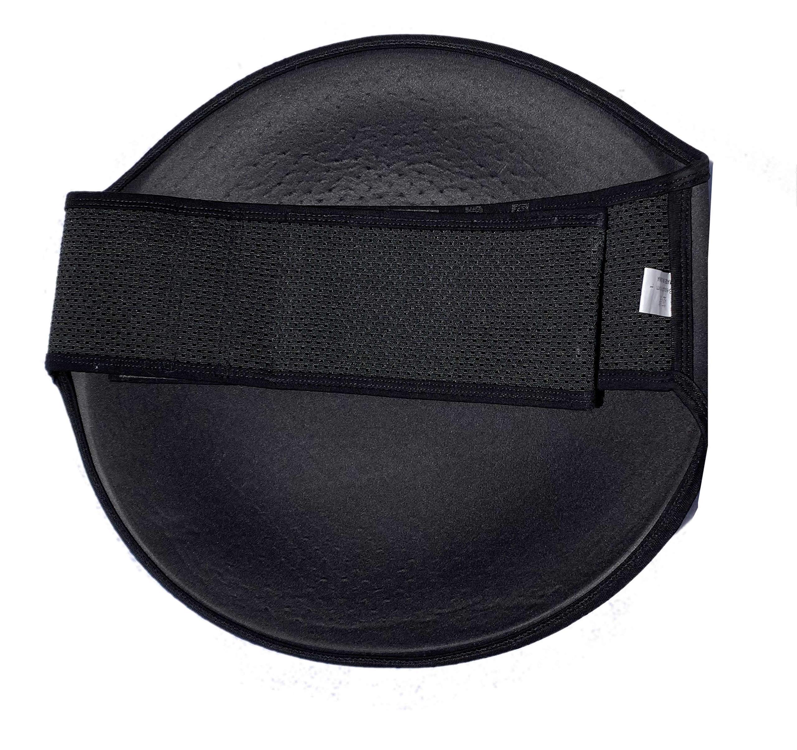 BIMEI Bauchkissen für Schwangere, dünn, atmungsaktiv, mit Stoffbeutel - Schwarz - 34/36 DE M