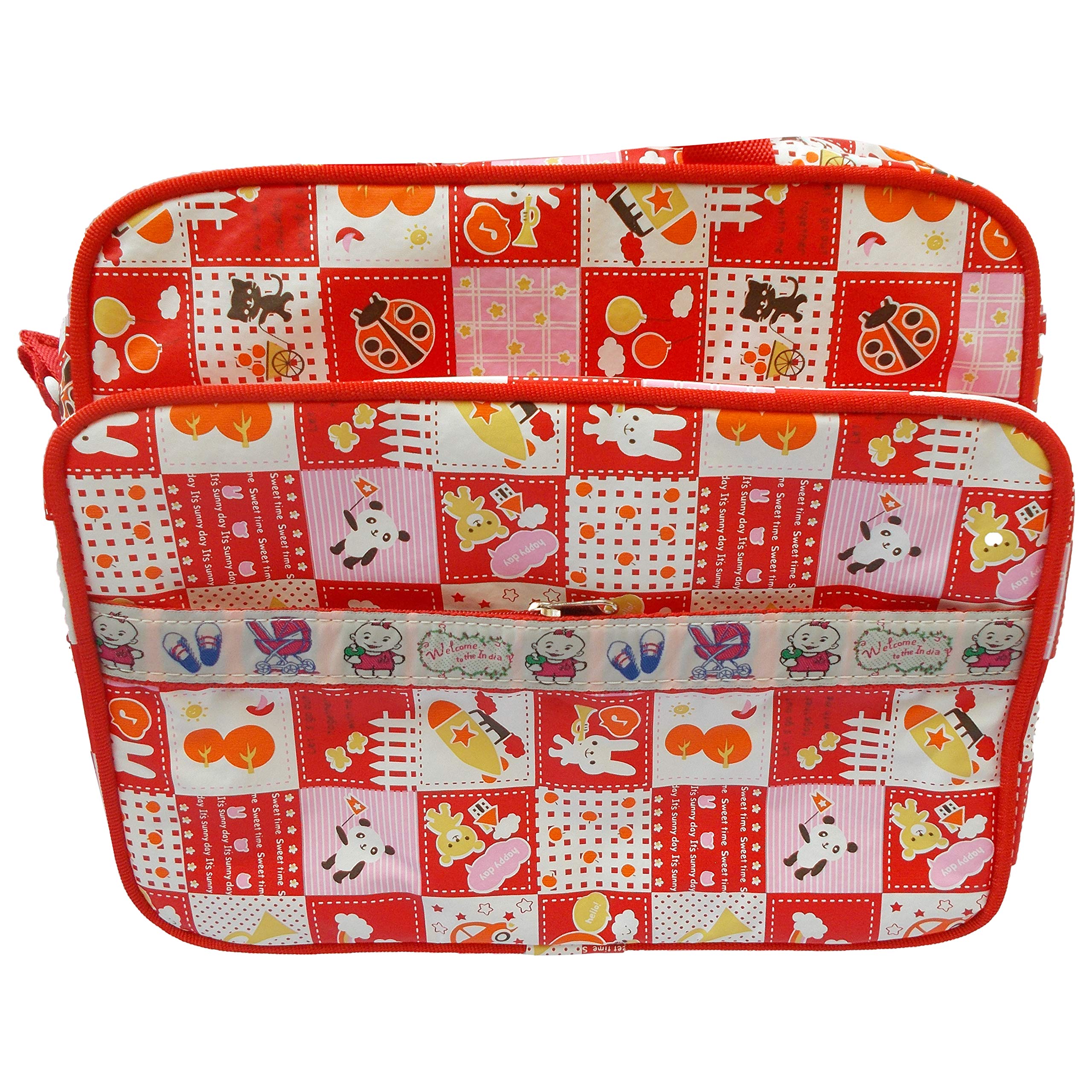 Glitter Collection Mumy and Baby Bag Water Proof specious Design Diaper and Nappy Changing Bag Water Prof BOMRED002-picture-26