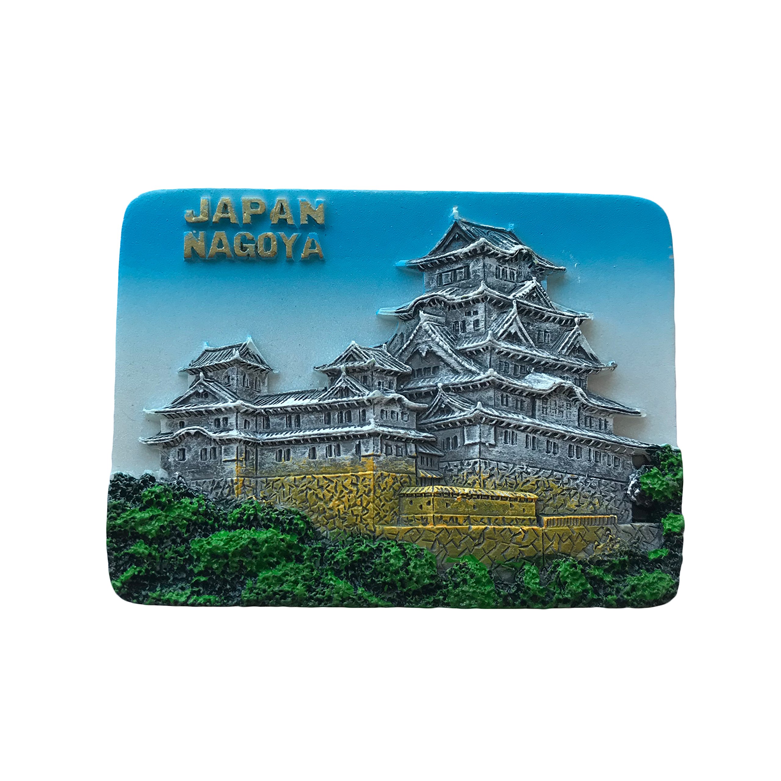 Wedarego Nagoya Japan 3D Refrigerator Magnet Travel Sticker Souvenirs,Resin Japan Fridge Magnet Home & Kitchen Decoration From China