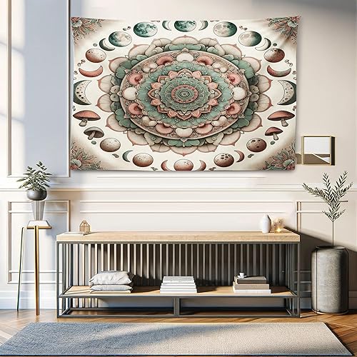 Miniatura 34 de Ambesonne Tapiz de fiesta de los años 70, caja retro en arte pop, música de baile, composición colorida impresa, para colgar en la pared para