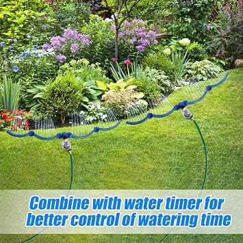 Apipi 2 Pcs 11.8 360 Ring Tree Water Sprinklers for Even Root Irrigation