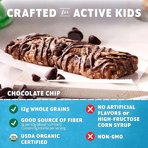 Miniatura 6 de Clif Kid ZBar Zbar - Barras de chocolate con chispas de chocolate - Barritas energéticas horneadas suaves - Sin OMG - 0.42 oz de granos enteros -