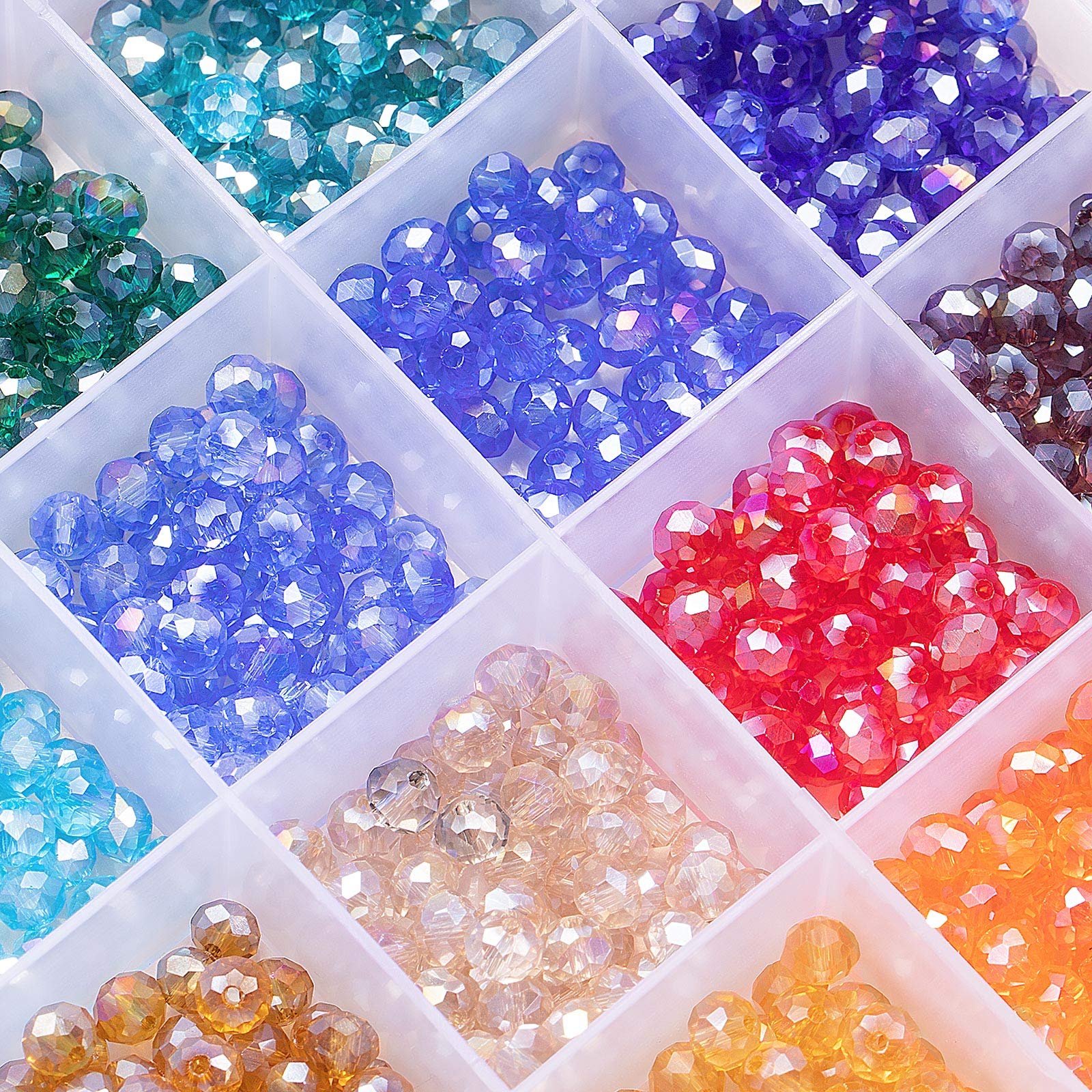 200 Pendentifs Demi-lune Verre Et Or - Charms DIY Pour Bijoux Bracelets Colliers - 11