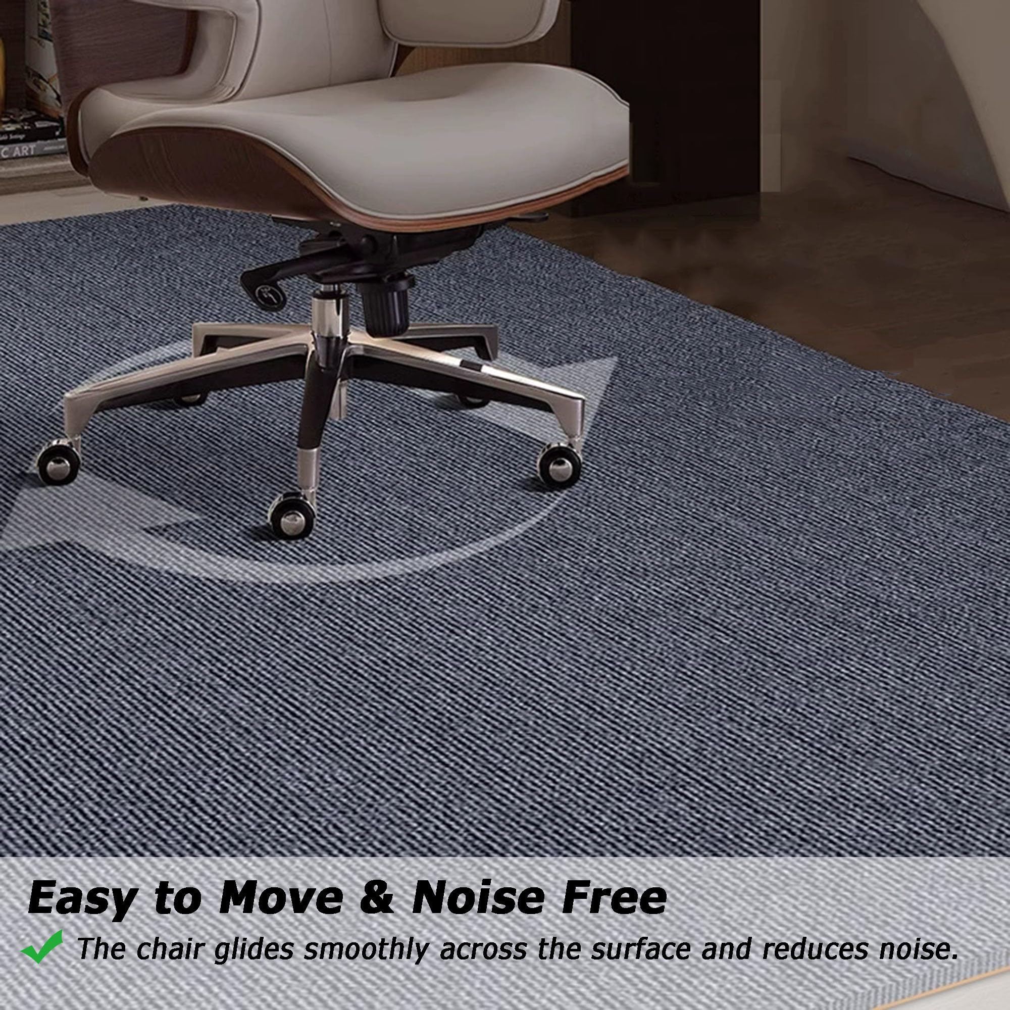 Rutschfeste Hartbodenschutzmatten für Bürostuhl, waschbar, Wohnzimmer, Teppiche, Bodenbelag, rechteckig, Gaming-Rollstuhl-Schutzmatten für Zuhause, Arbeitszimmer (160 x 120 cm, braun)