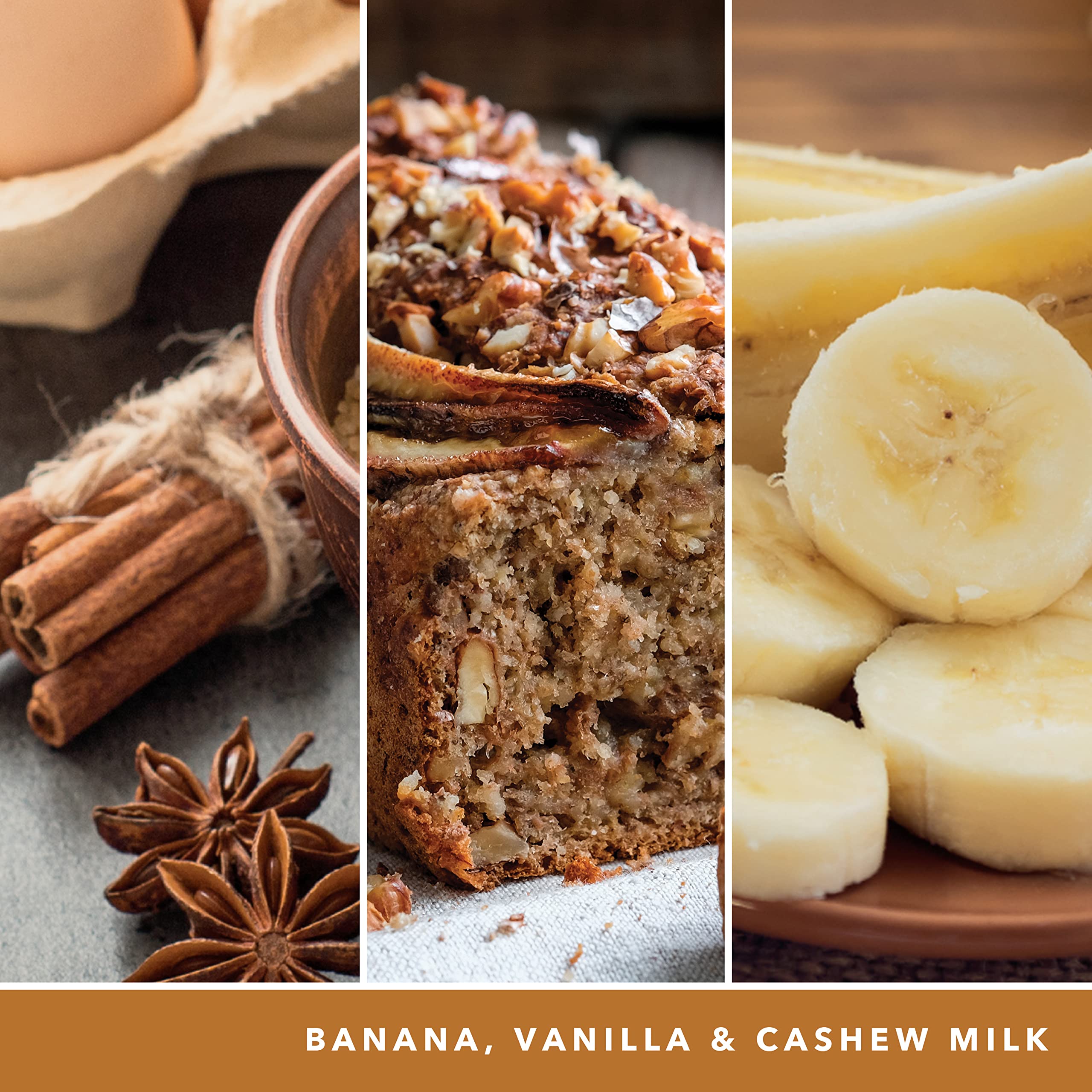 Yankee Candle Signature Duftkerze | große Tumbler-Kerze mit langer Brenndauer „Spiced Banana Bread“ | Soja-Wachs-Mix | Perfekte Geschenke für Frauen
