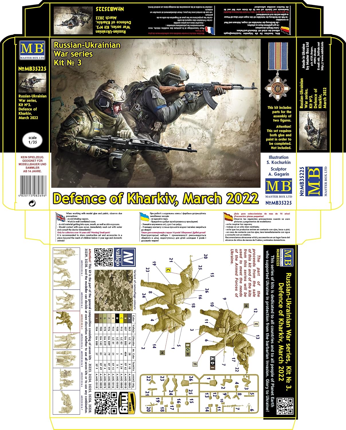 Master Box 35225-1/35 - Defence of Kharkiv, March 2022 kit № 3 image 3