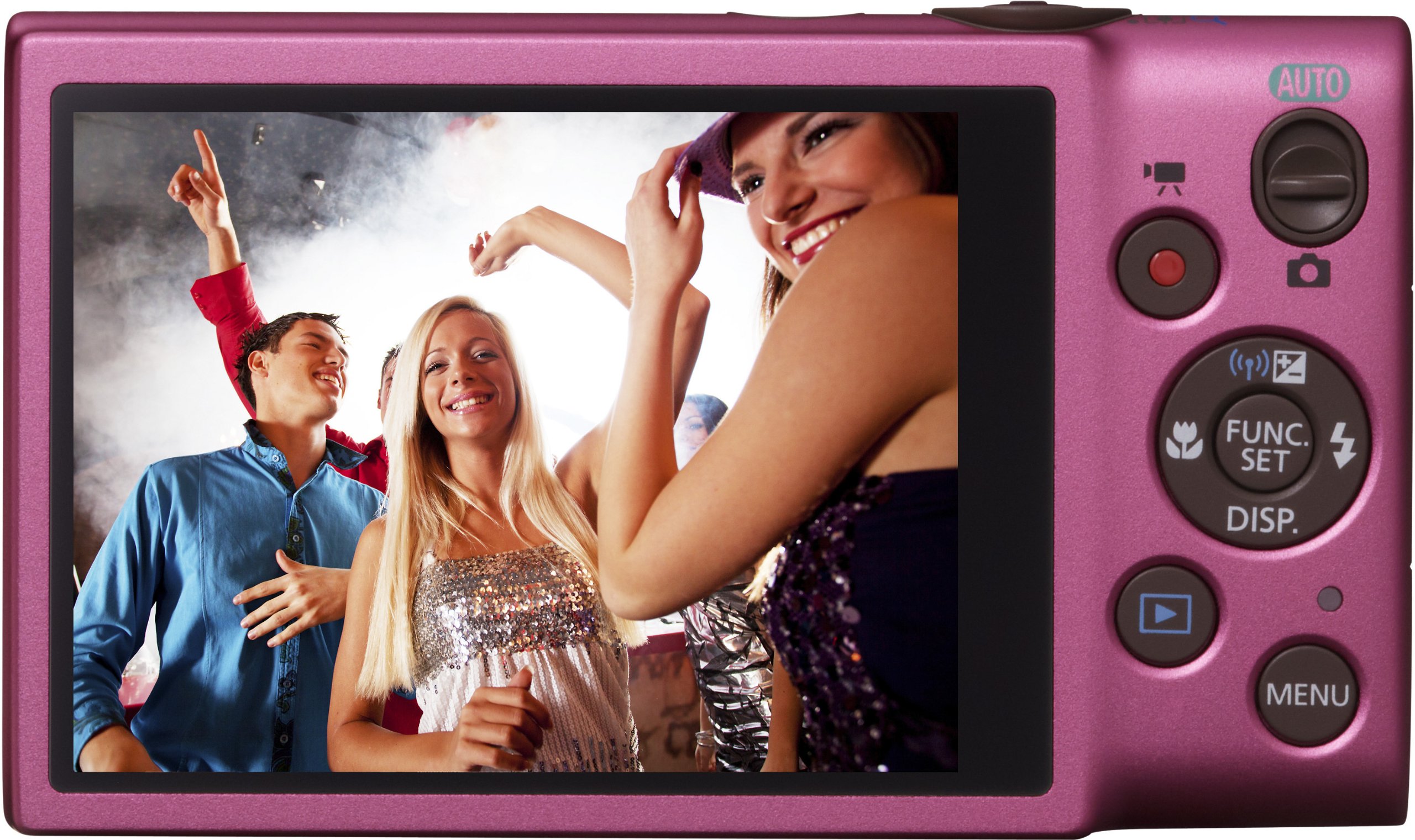 Canon IXUS 140 - Cámara Digital compacta de 16 MP (Pantalla táctil de 3", Zoom óptico 8X, estabilizador de Imagen óptico, WiFi), Color Rosa