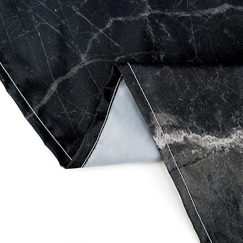 Miniatura 6 de ECOTOB Fuck it Just Get Naked Marble Shower Curtain, Gold Font on The Black Luxurious Marble Bathroom Shower Curtain, Modern Abstract Art Bath