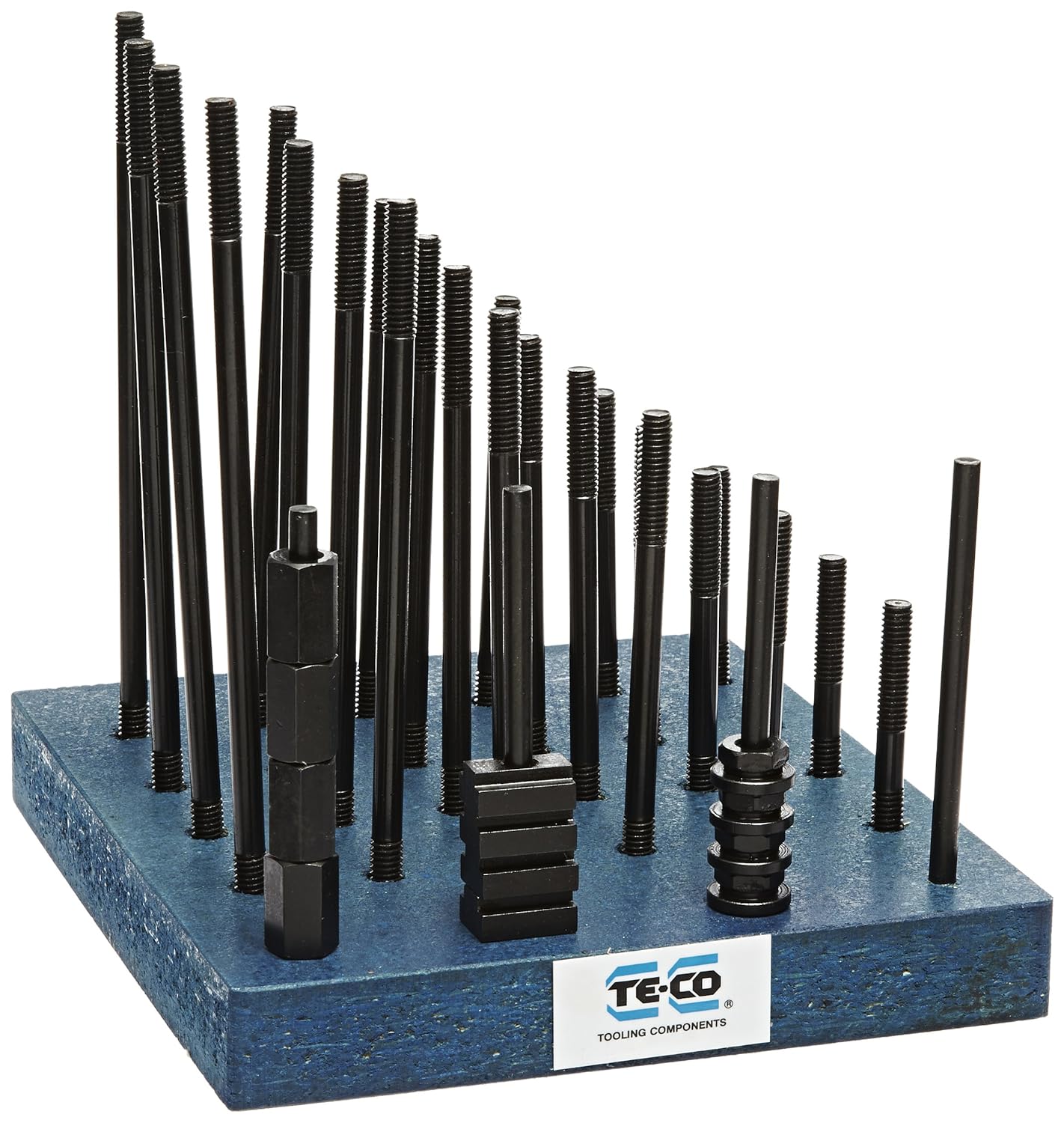 Te-Co 20601 38 Piece T-Nut and Stud Kit, 5/16"-18 Stud x 3/8" Table T-Slot