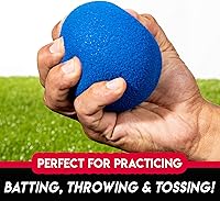 Vista 8 de Franklin Sports MLB - Juego de bate de béisbol de espuma para niños + pelotas – Bates de béisbol de espuma suave para interiores y exteriores