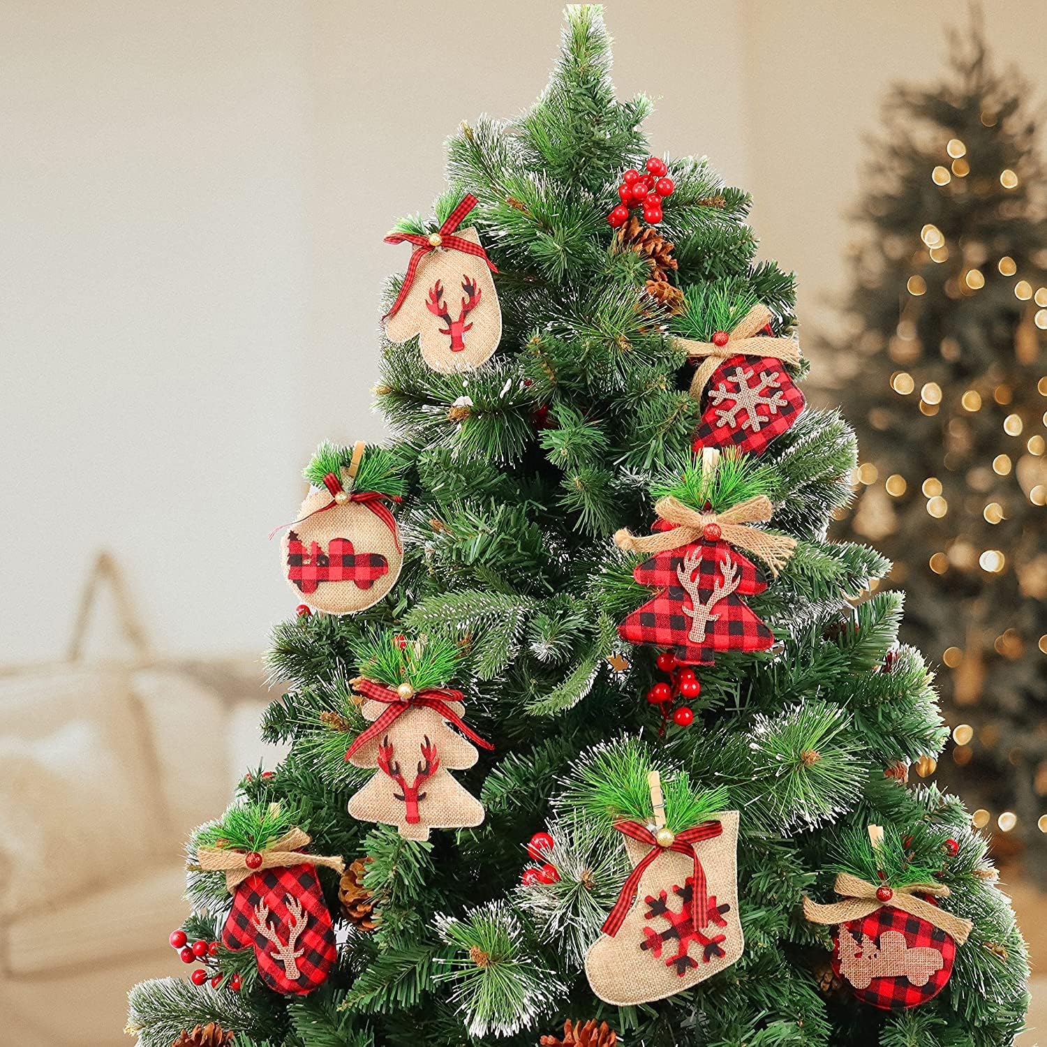 Decoraciones de árbol de Navidad 2022 8 estilos de adornos colgantes de