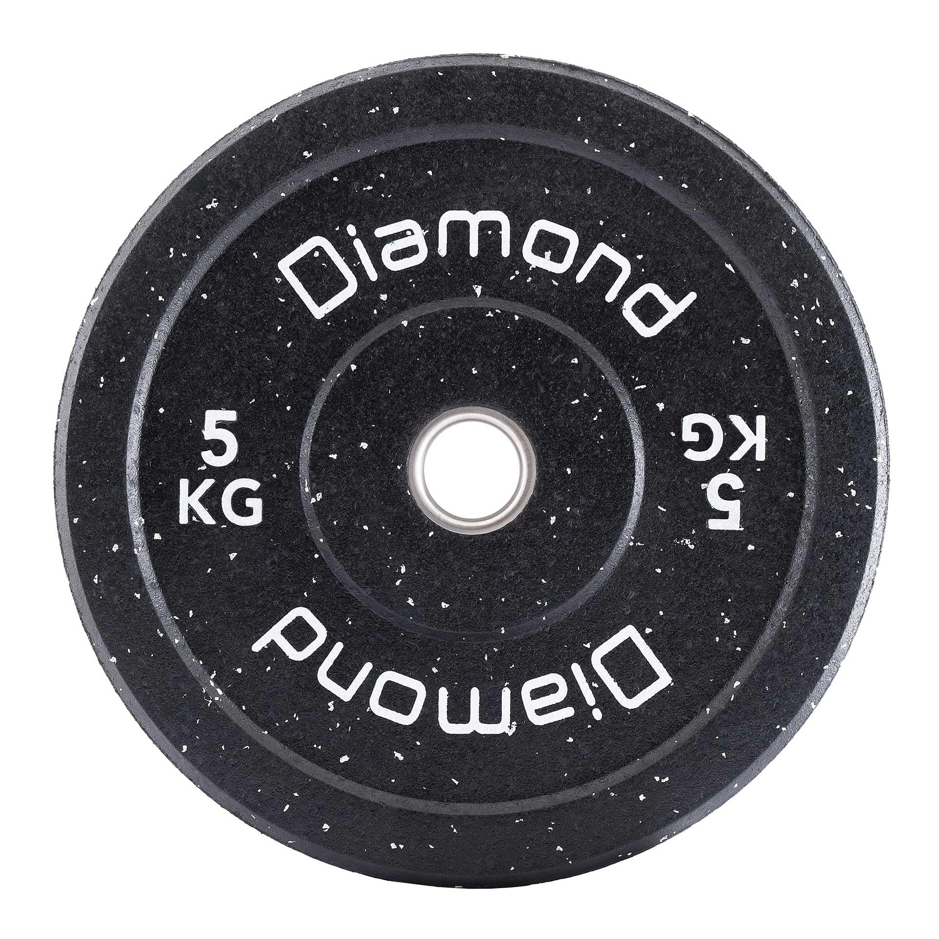 Diamond [Disco Bumper Training Crumb Rubber 50 Mm Riciclato] Bumper Plate Piastra In Gomma Riciclata – 5/10/15/20/25 Kg Dischi Per Bilanciere Olimpico Home Gym Palestra