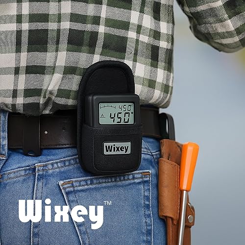 Miniatura 7 de Wixey Digital Angle Gauge w/Flip-Out Display–Easy-to-Read Magnetic Digital Angle Finder for Setting The Angles of Jointer Fences & More – Perfect