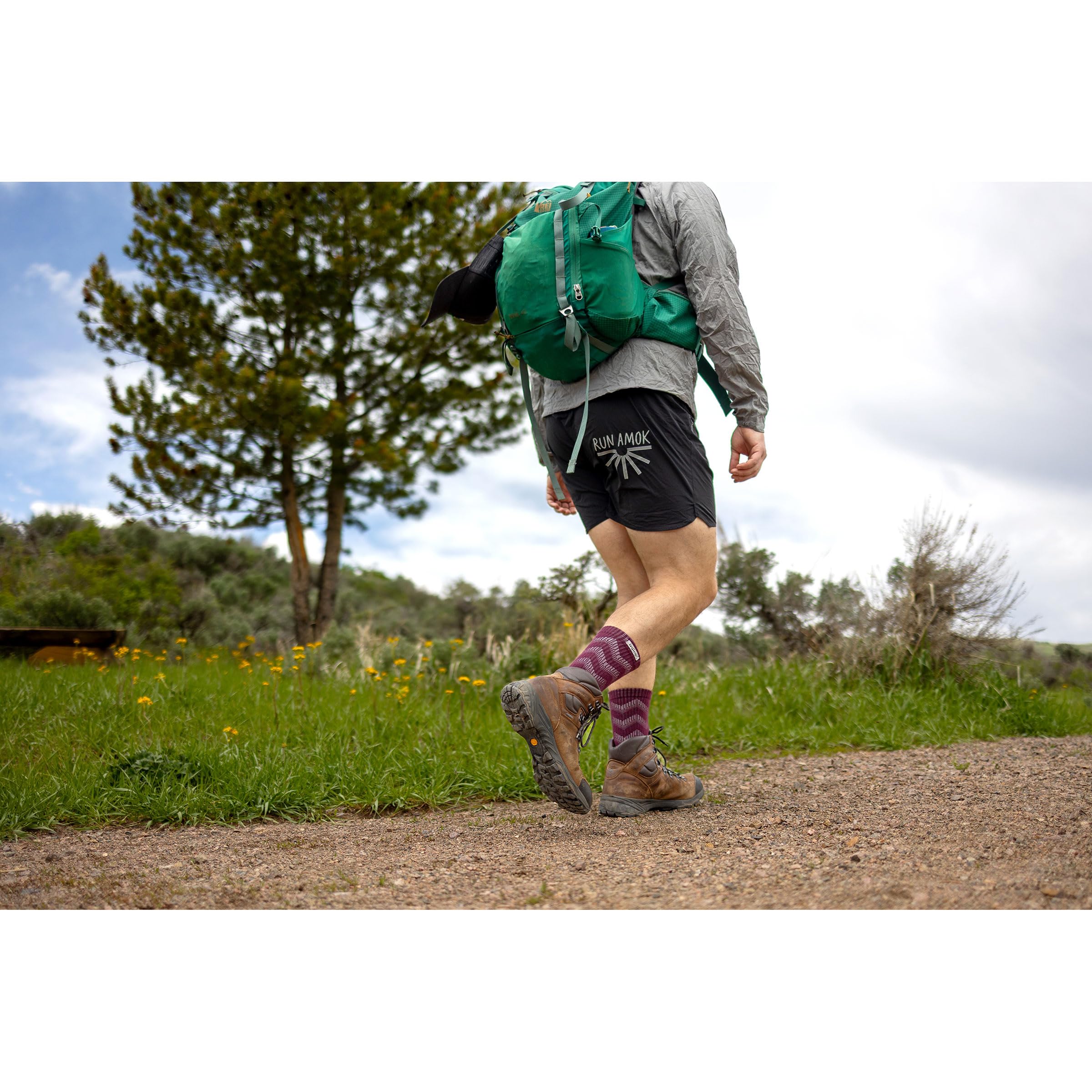 Injinji Skarpety unisex na świeżym powietrzu o średniej masie Merino