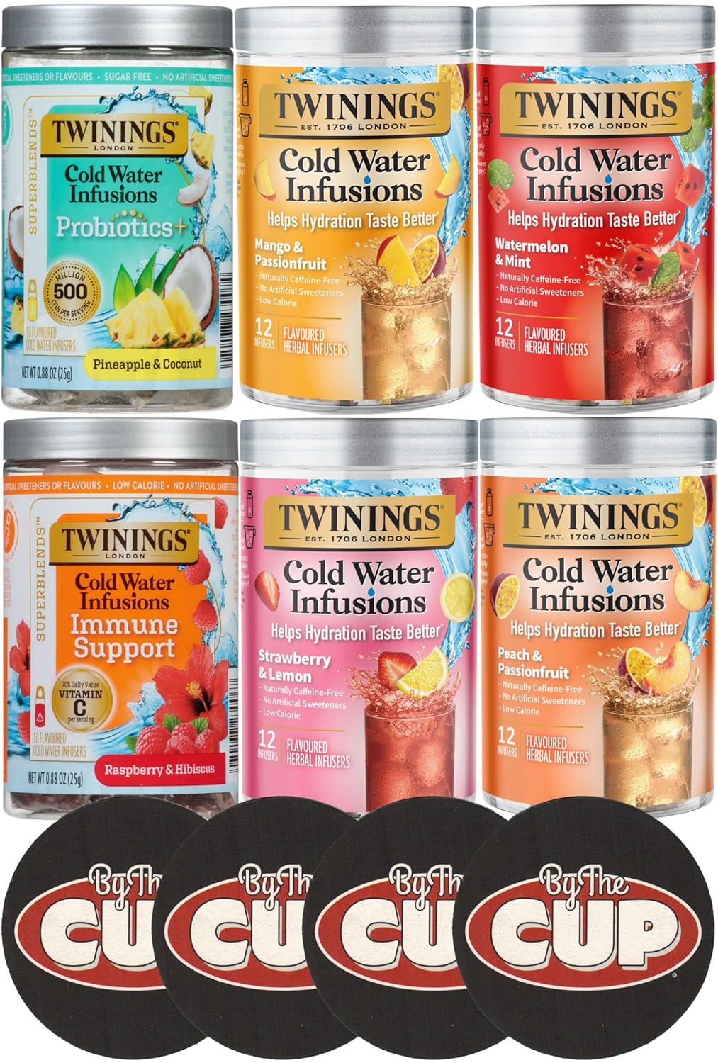 Twinings Cold Infuse Variety with Superblends, 6 Flavor