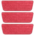 3 Pack Microfiber Reusable Mop Pads for Bona Mop, Wet/Dry Floor Cleaning Refill Mop Pads, Spray Mop Hard Wood Floor Mop Pads Refills, Machine Washable Power Mop Pads Replacement
