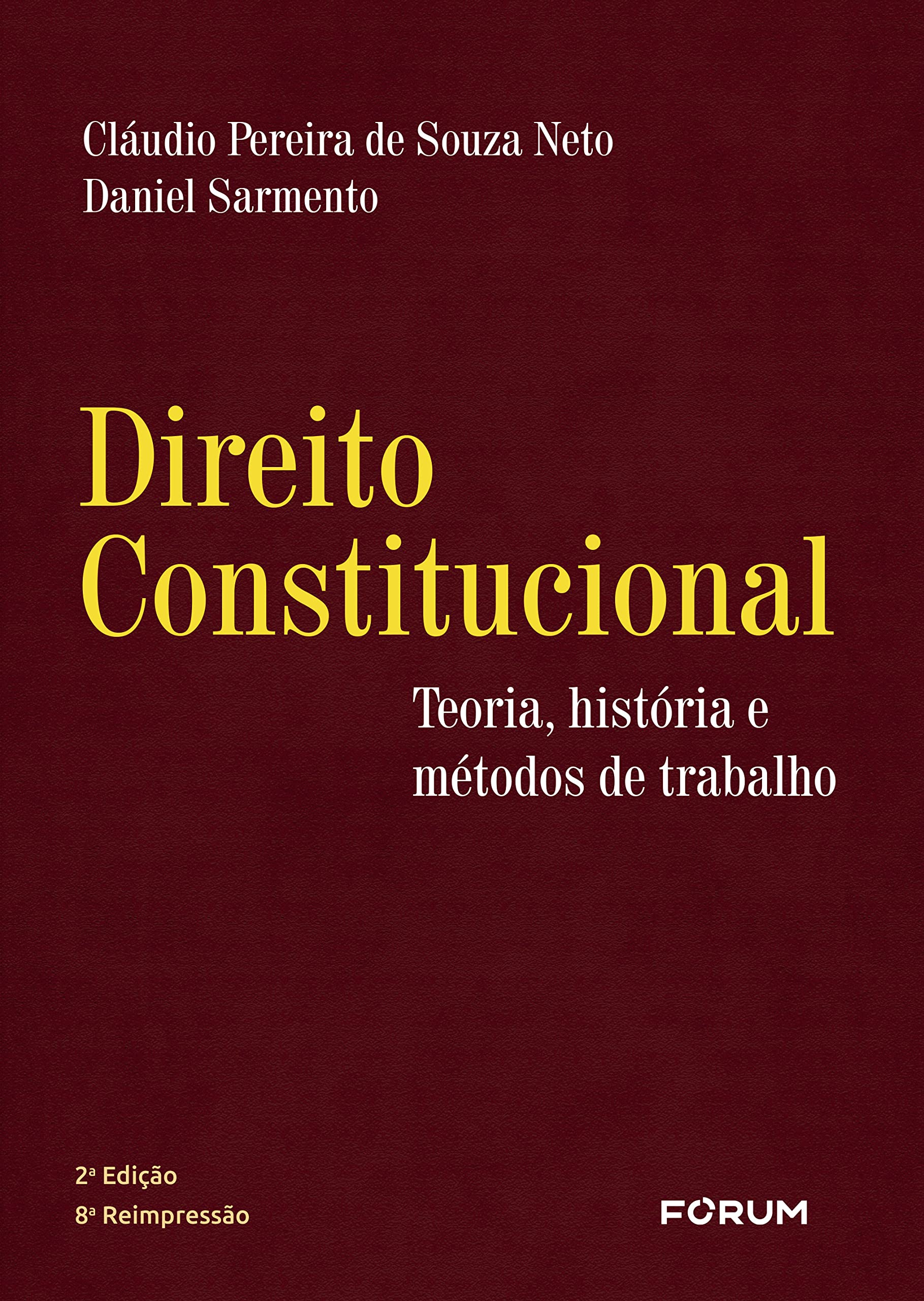 Capa de Direito constitucional: teoria, história e métodos de trabalho