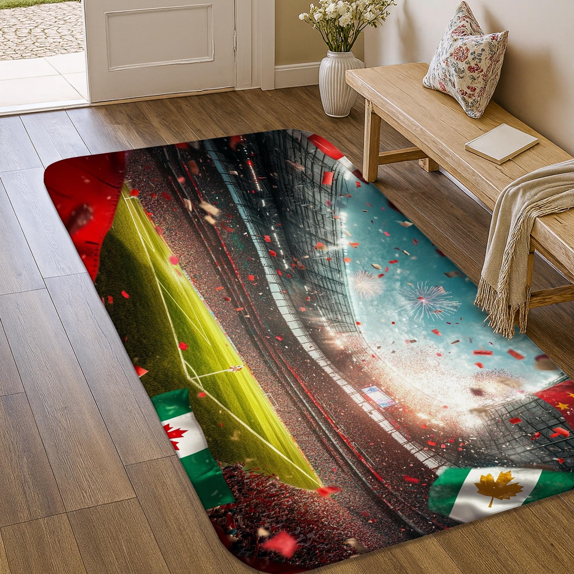 Tapis de célébration sportive pour sécuriser et décorer votre cuisine