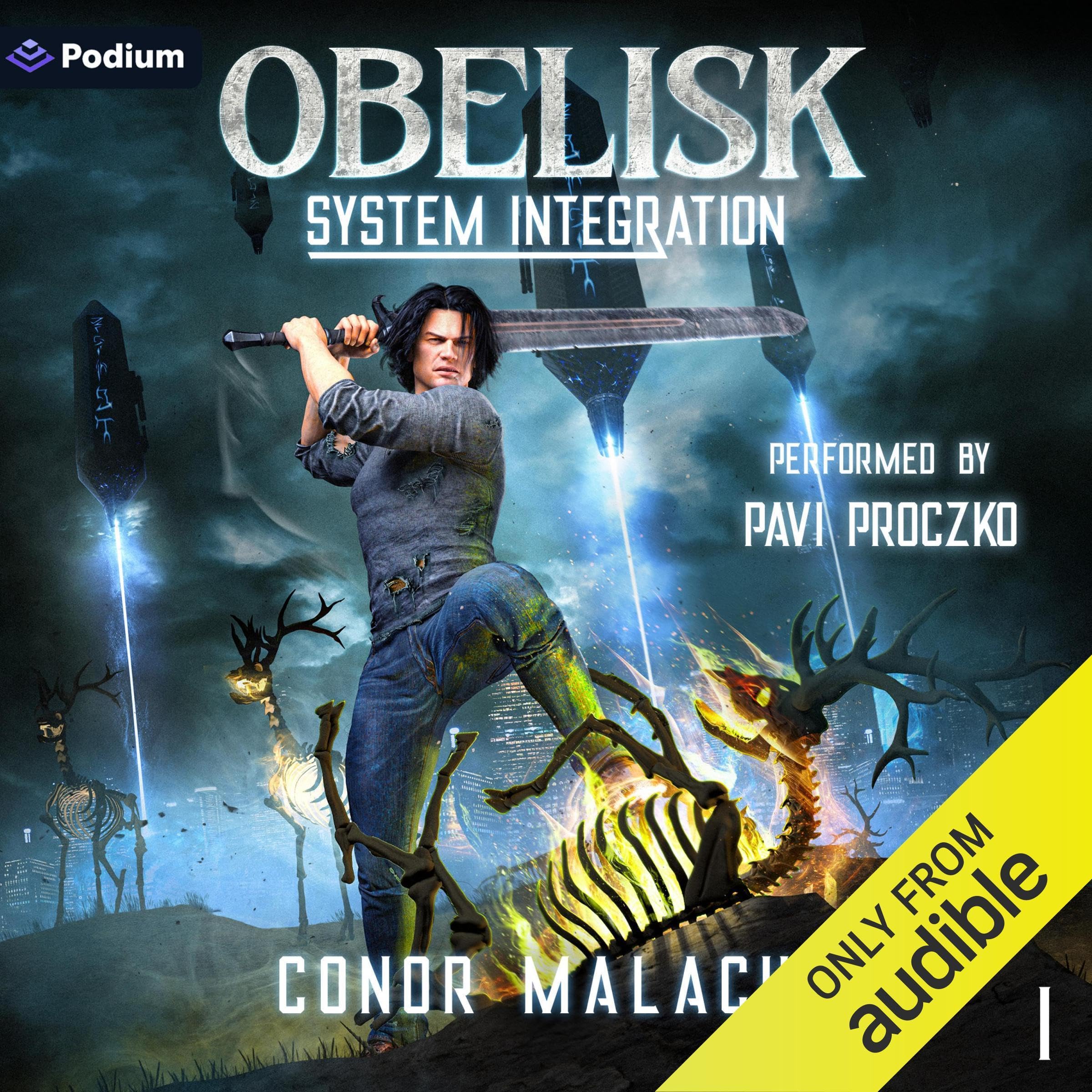 Cover art for Obelisk: System Integration: A LitRPG Adventure