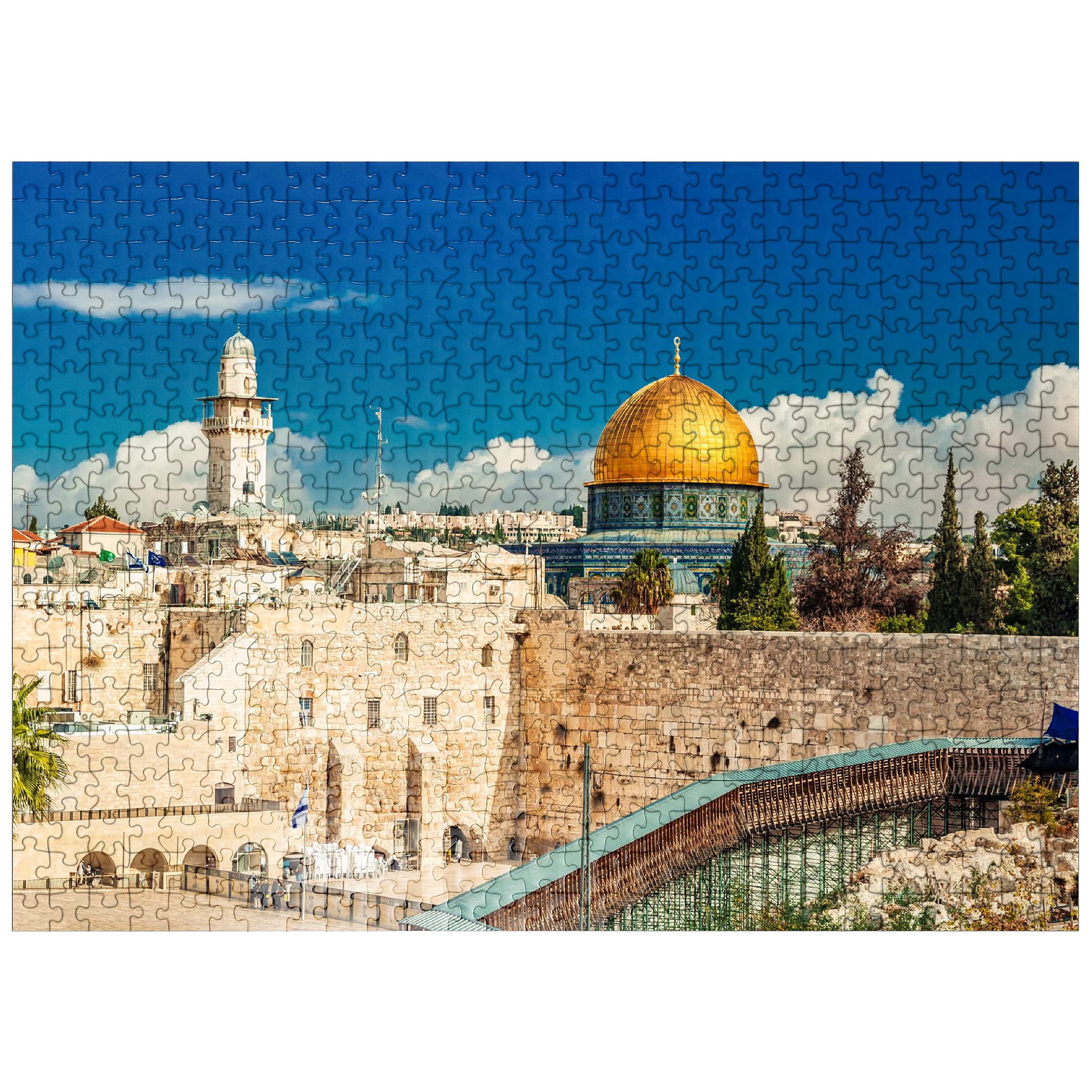 Marrakech Market 500-Piece Jigsaw Puzzle - Jamaa-el-Fna Market Morocco Puzzle