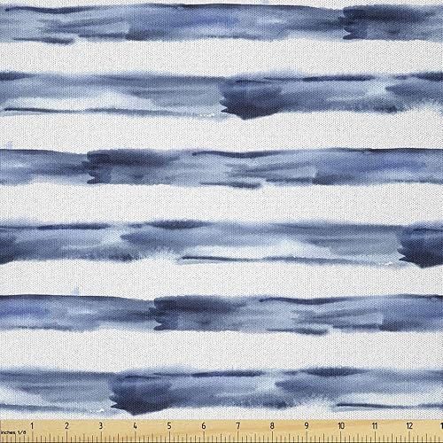 Miniatura 29 de Ambesonne The Yard, tela retro de The Yard, alegre patrón hipster antiguas cámaras de fotos analógicas, equipo de película estilo garabato, tela de