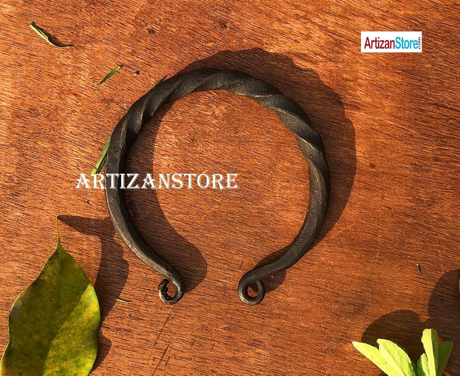 medieval iron viking bracelet bangle Jewelry hand forged pary wear bracelet - Image 9