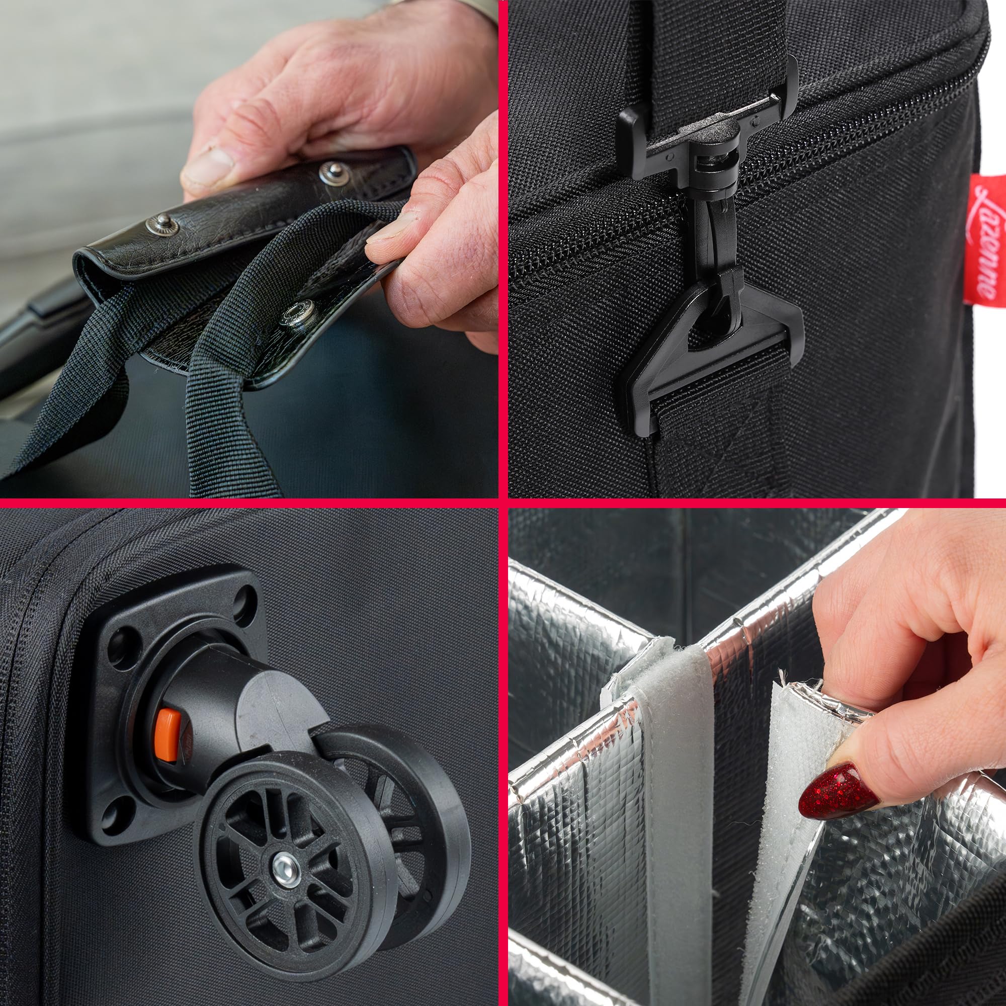 Sac Isotherme Bouteille Vin - Sac de Voyage pour Bouteilles de Vin - Porte Bouteille Vin pour Professionnel et Amateur