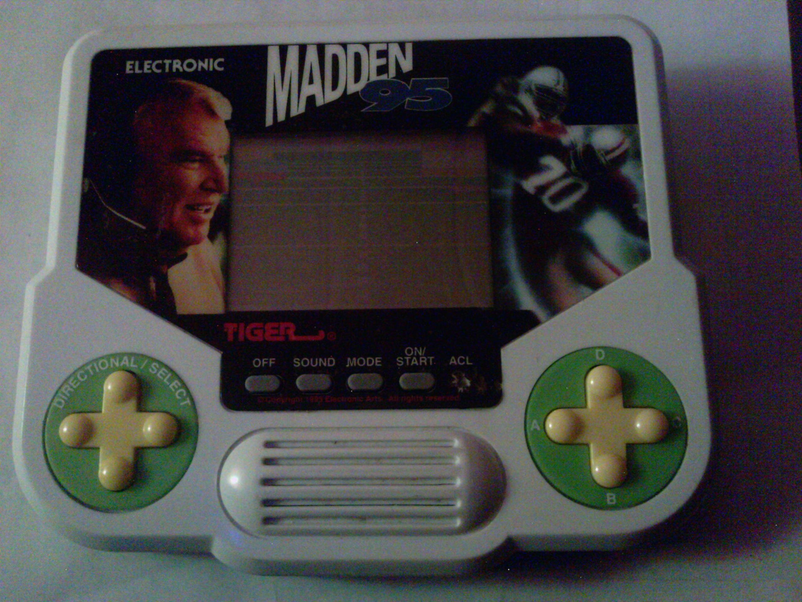 Madden 95 by Tiger Electronics