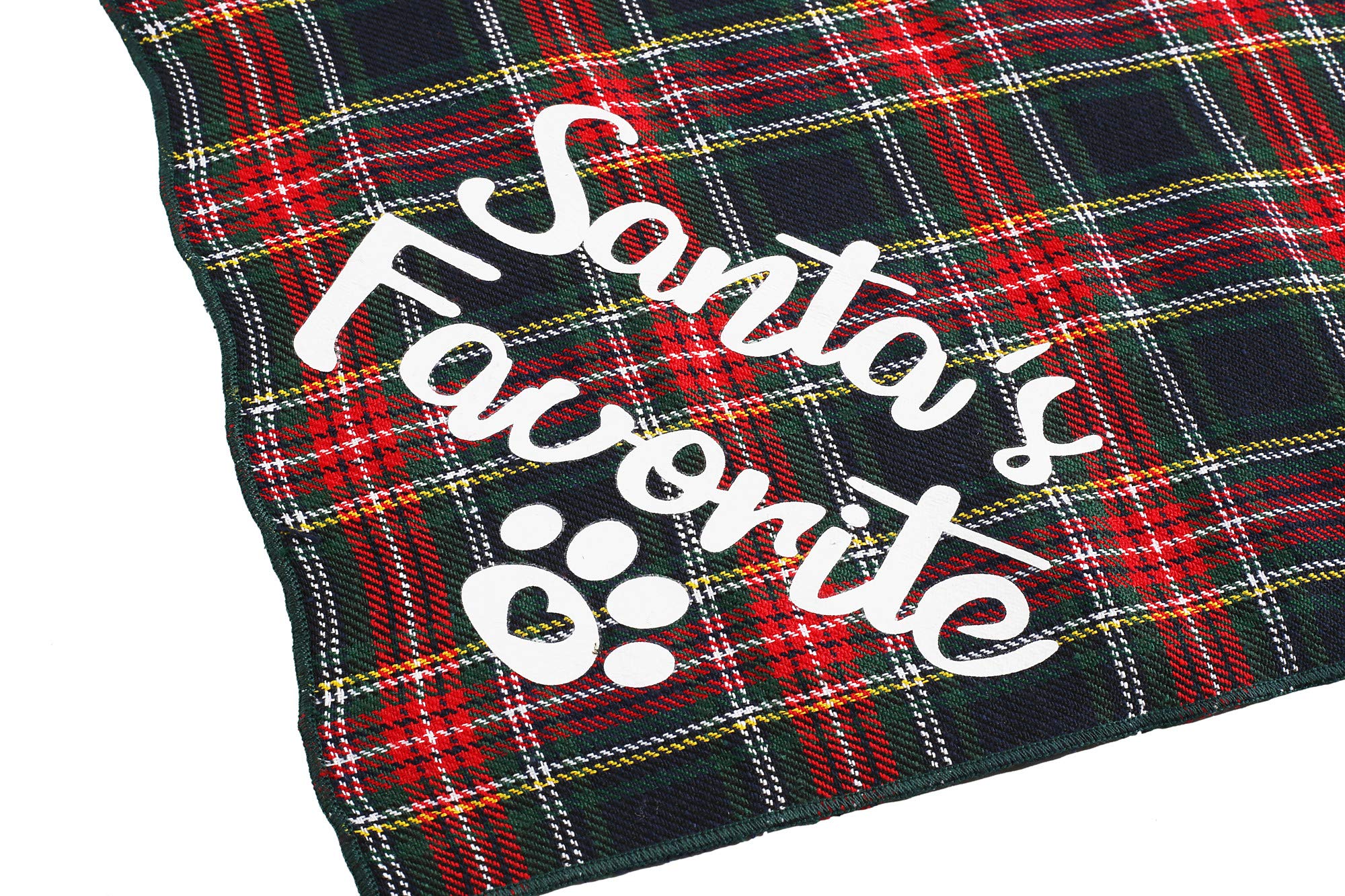 JPB Bandanas de Navidad para perros, paquete de 3 bandanas a cuadros para perros medianos y grandes