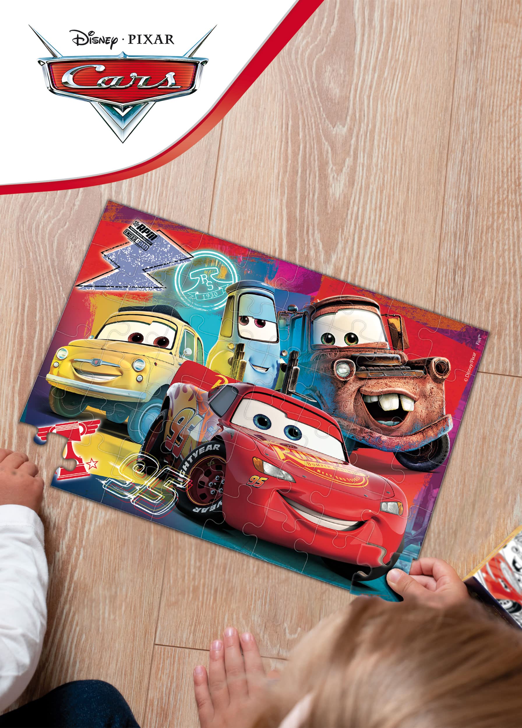 Lisciani Giochi Disney Puzzle DF M-Plus 24 Cars, 99498