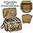 DSLEAF Tactical Gun Range Bag for 4 Handguns, Pistol Shooting Range Bag with 6X Magazine Slots and Extra Pockets for Ammo and Essentials