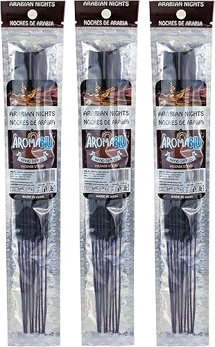 Miniatura 2 de AromaBlu - Incienso sumergido a mano de 11 pulgadas, paquete de 3 (10 varillas por paquete) - Elige tu aroma (copalo)