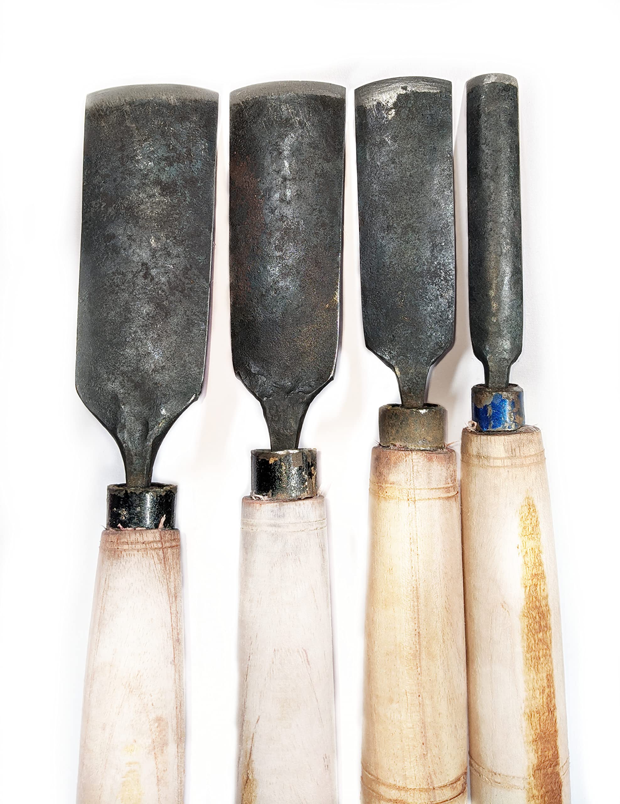 MRTSL, Handmade Woode Carving/Designing Chisel (Gouges) 4 Pcs, 2 in 1.5 in 1 in 0.5 inches, with Wooden Handle, Made by Professional 30+ Years Experienced (B09TBJ75Z2) Amazon Price History, Amazon Price Tracker