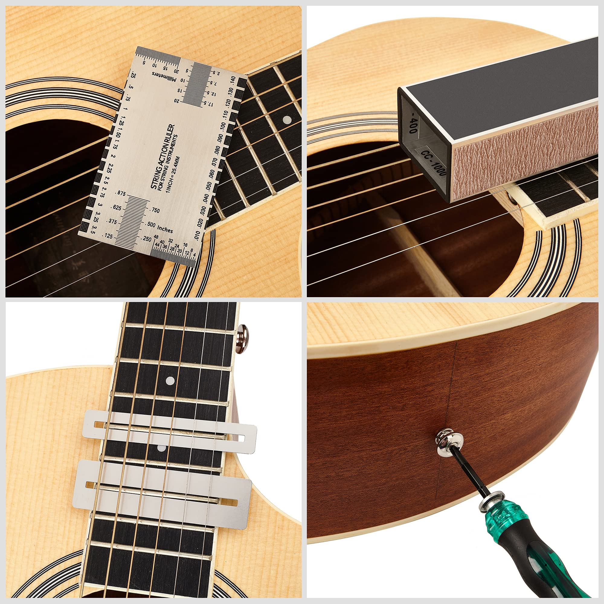 Amazon.co.jp: MIECOO 19PCS ギター修理ツールキット 8インチギター