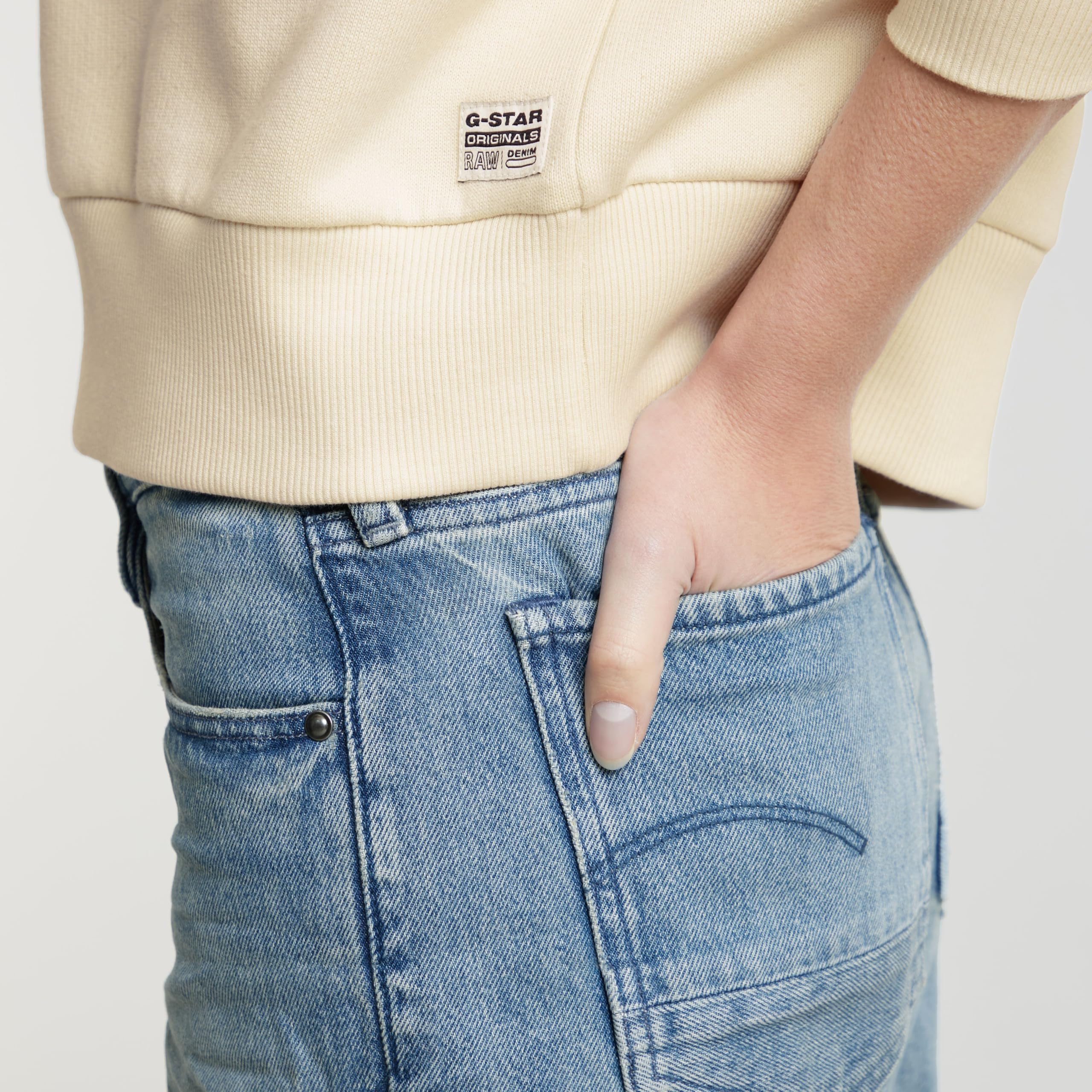 G-Star Old Skool Logo Loose Hoodie Sudadera con Capucha Mujer
