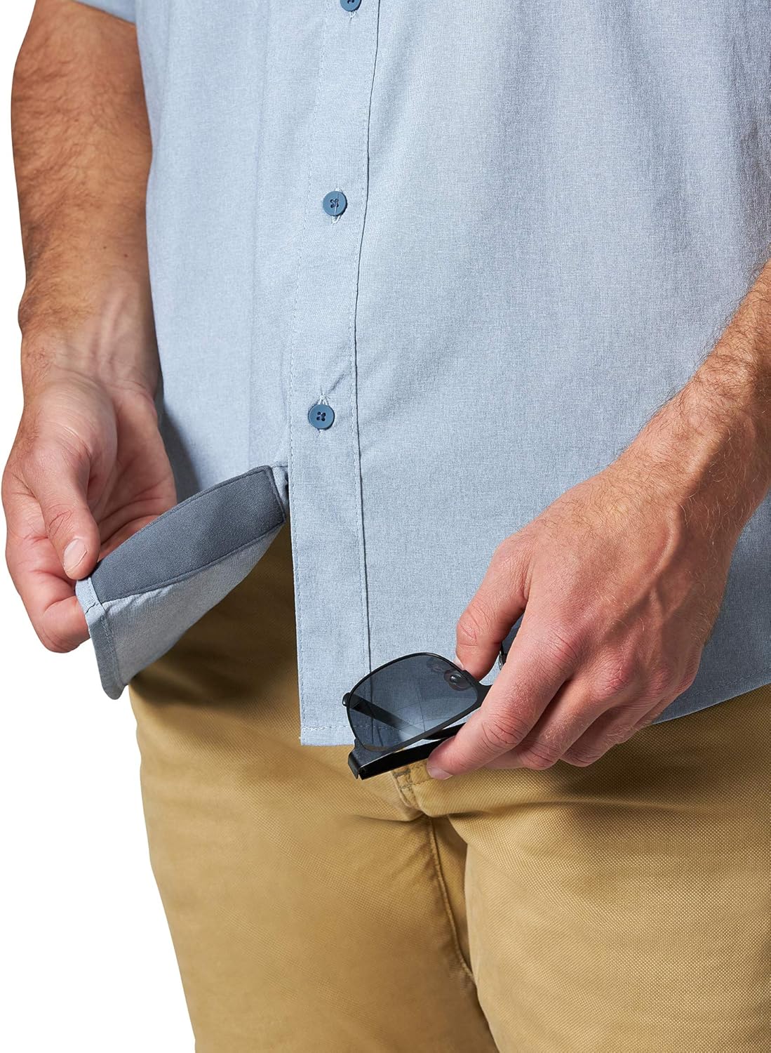 ATG Men's Atg by Wrangler Men's Long Sleeve Hike to Fish Shirt