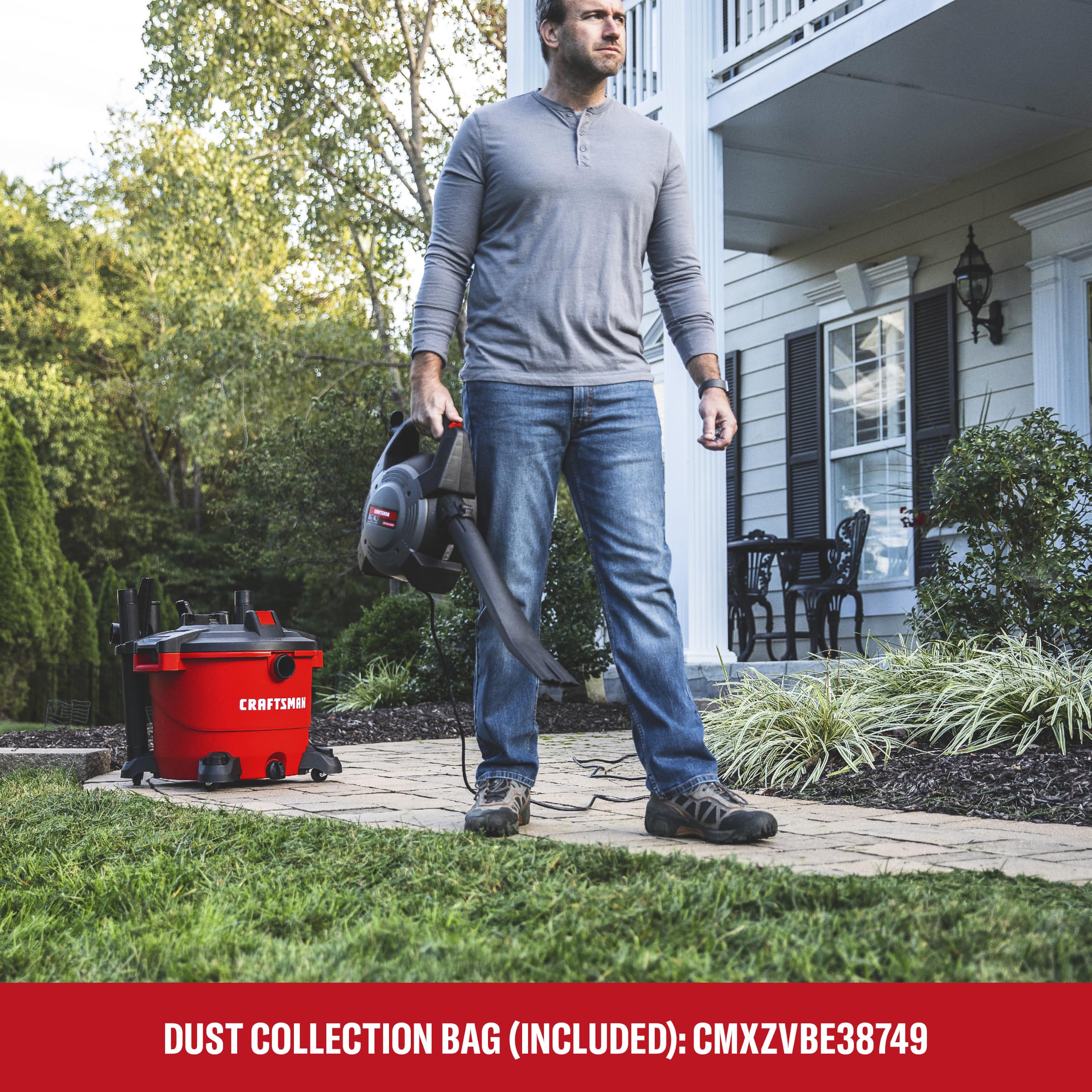 CRAFTSMAN 16 Gal. Wet Dry Vac - Powerful 2-in-1 -6