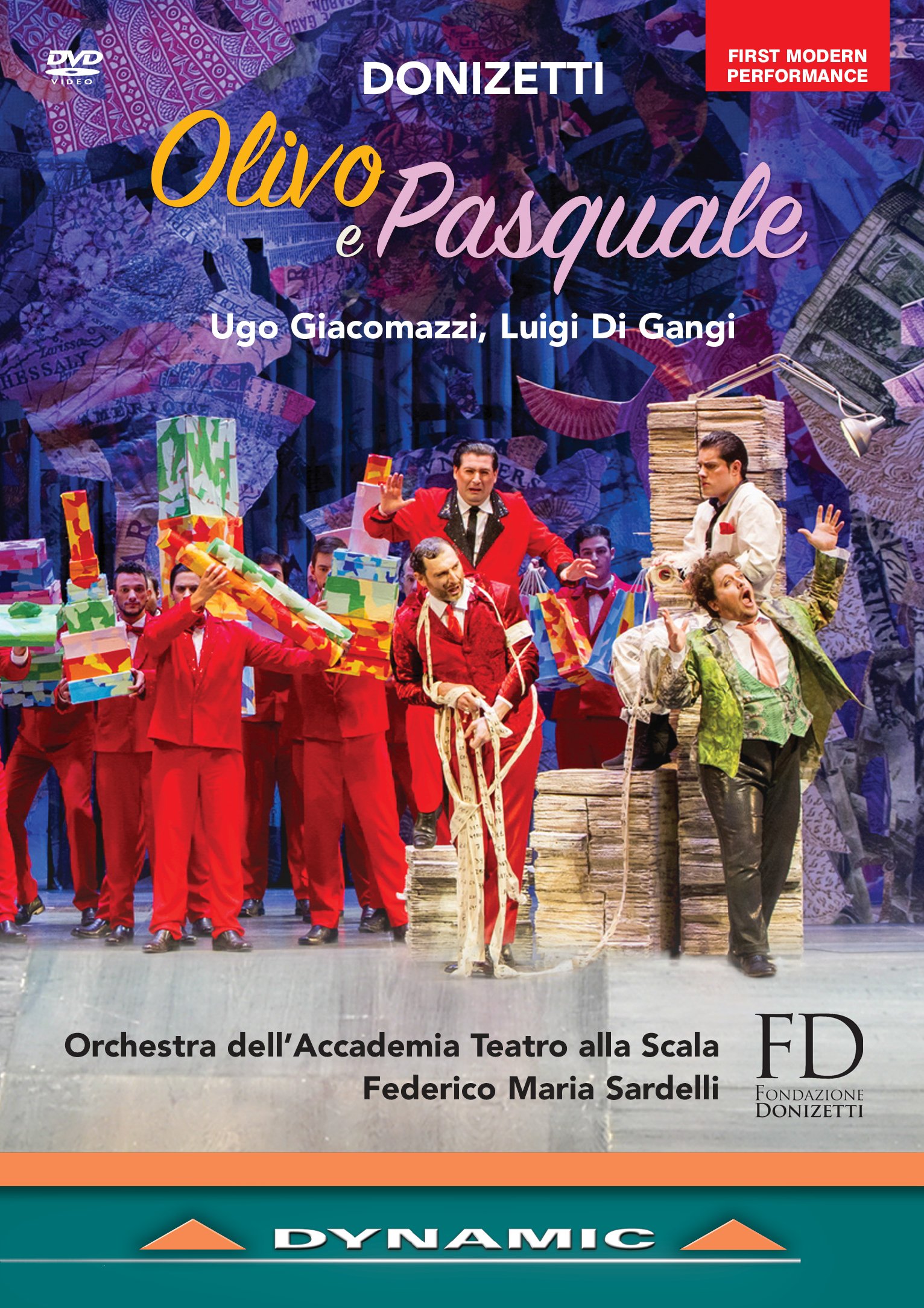 Donizetti: Olivo E Pasquale[ Bruno Taddia; Filippo Morace; Laura Giordano; Pietro Adaini; Federico Maria Sardelli] [Dynamic: 37758] [DVD] [NTSC]