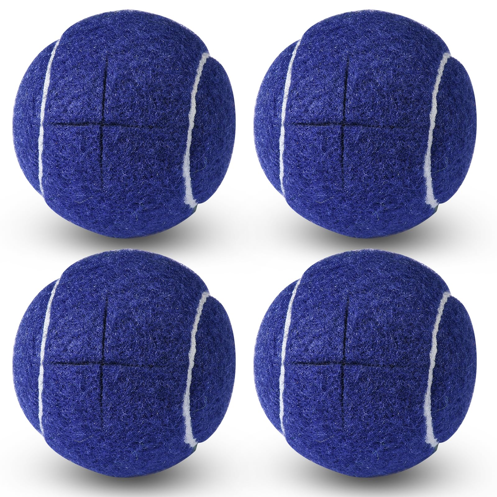 ANCKNE Walker Tennis Balls Precut Tennis Balls for Walkers 4PCS Walkers Legs Universal Precut Glide Balls, Heavy Duty Long Lasting Felt Pad Glide Coverings for Furniture Legs and Floor Protection